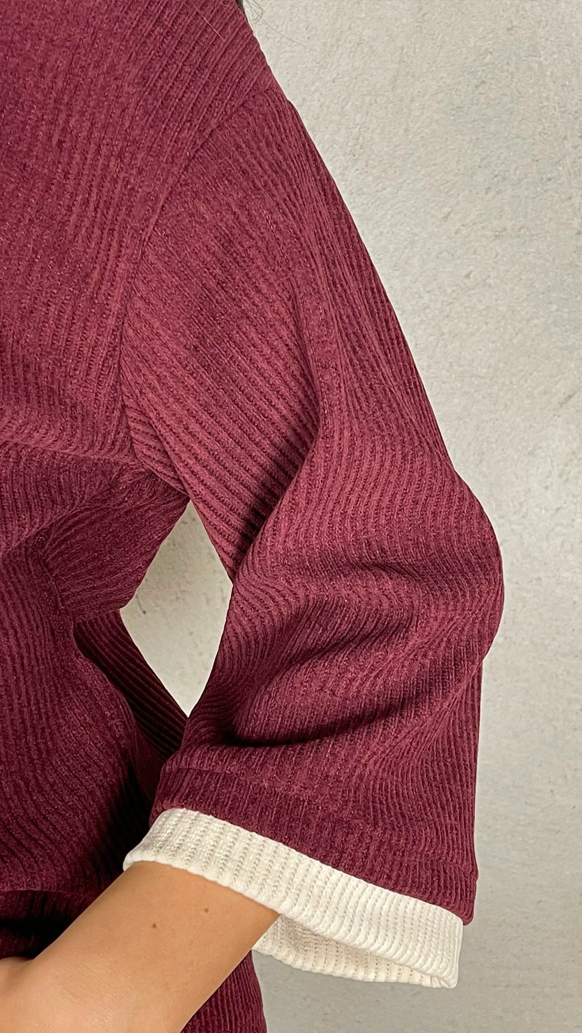 Maglia Bicolor costa Larga