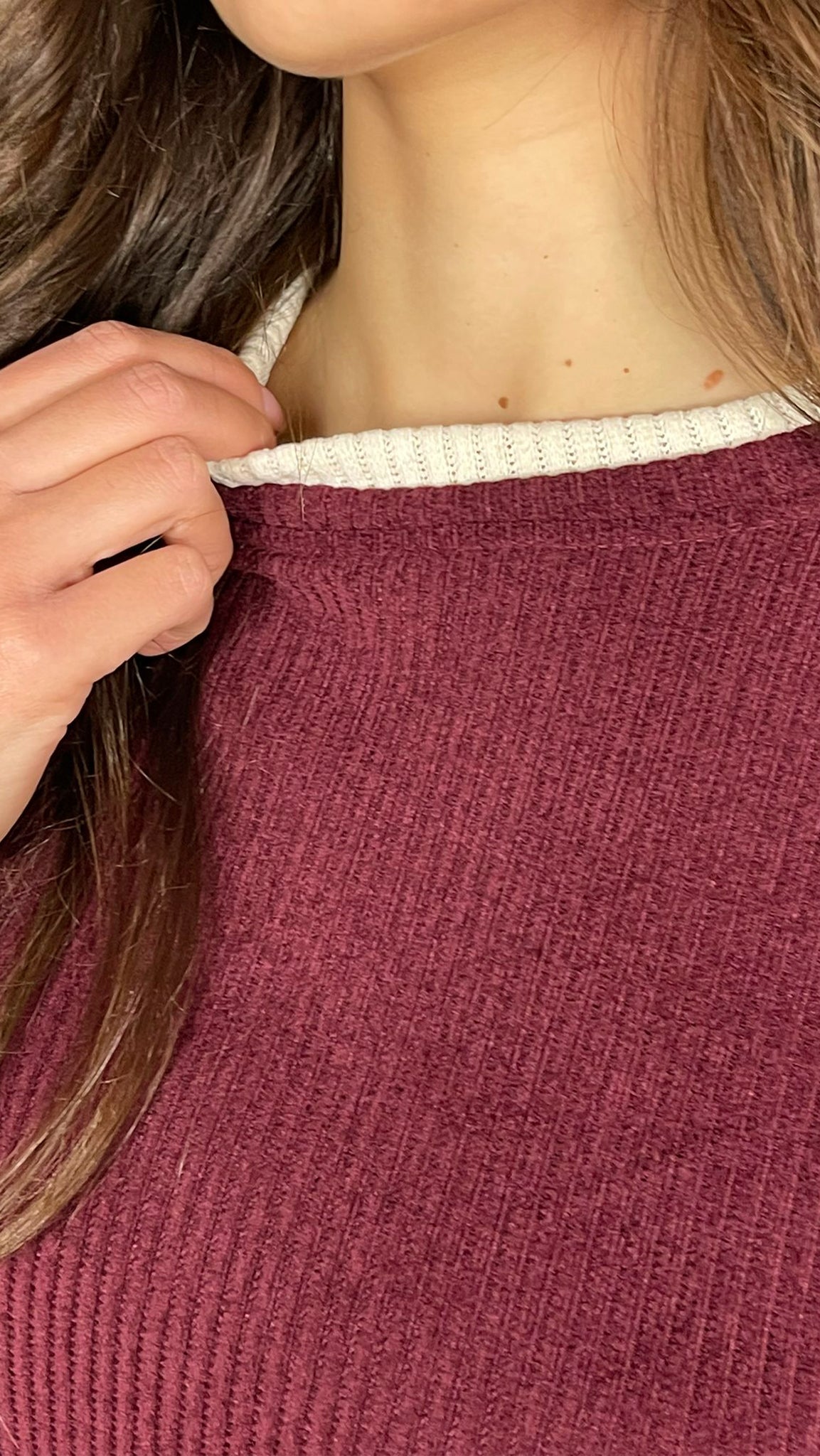 Maglia Bicolor costa Larga