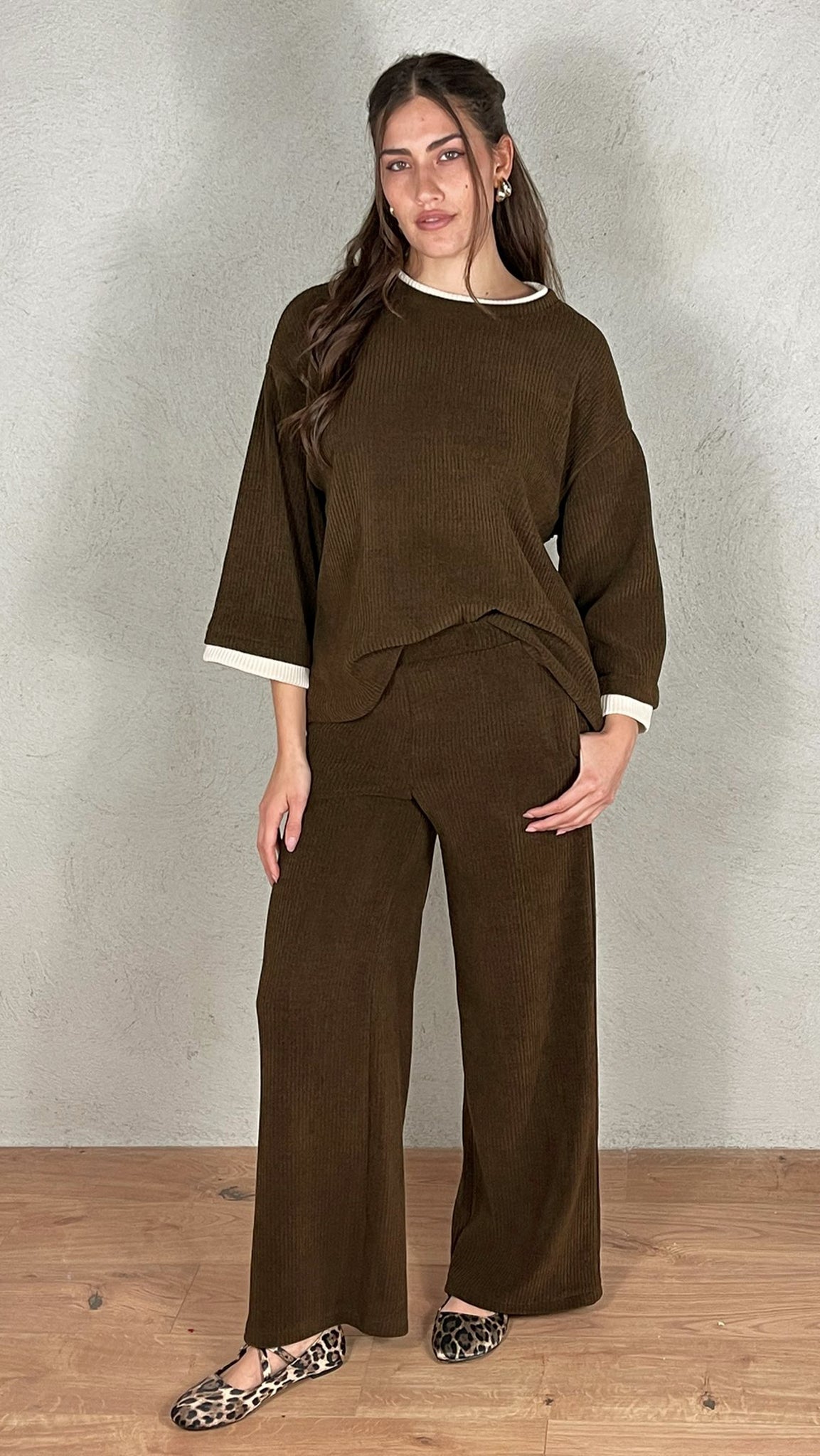 Maglia Bicolor costa Larga