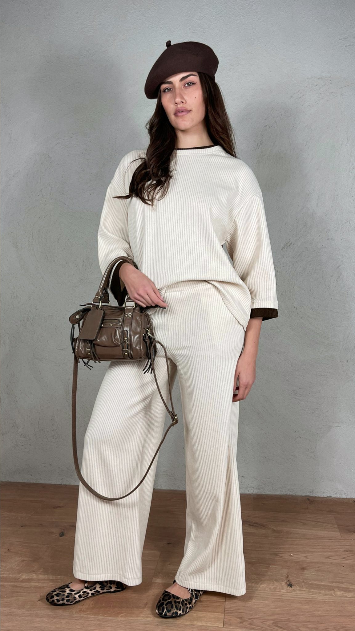 Maglia Bicolor costa Larga