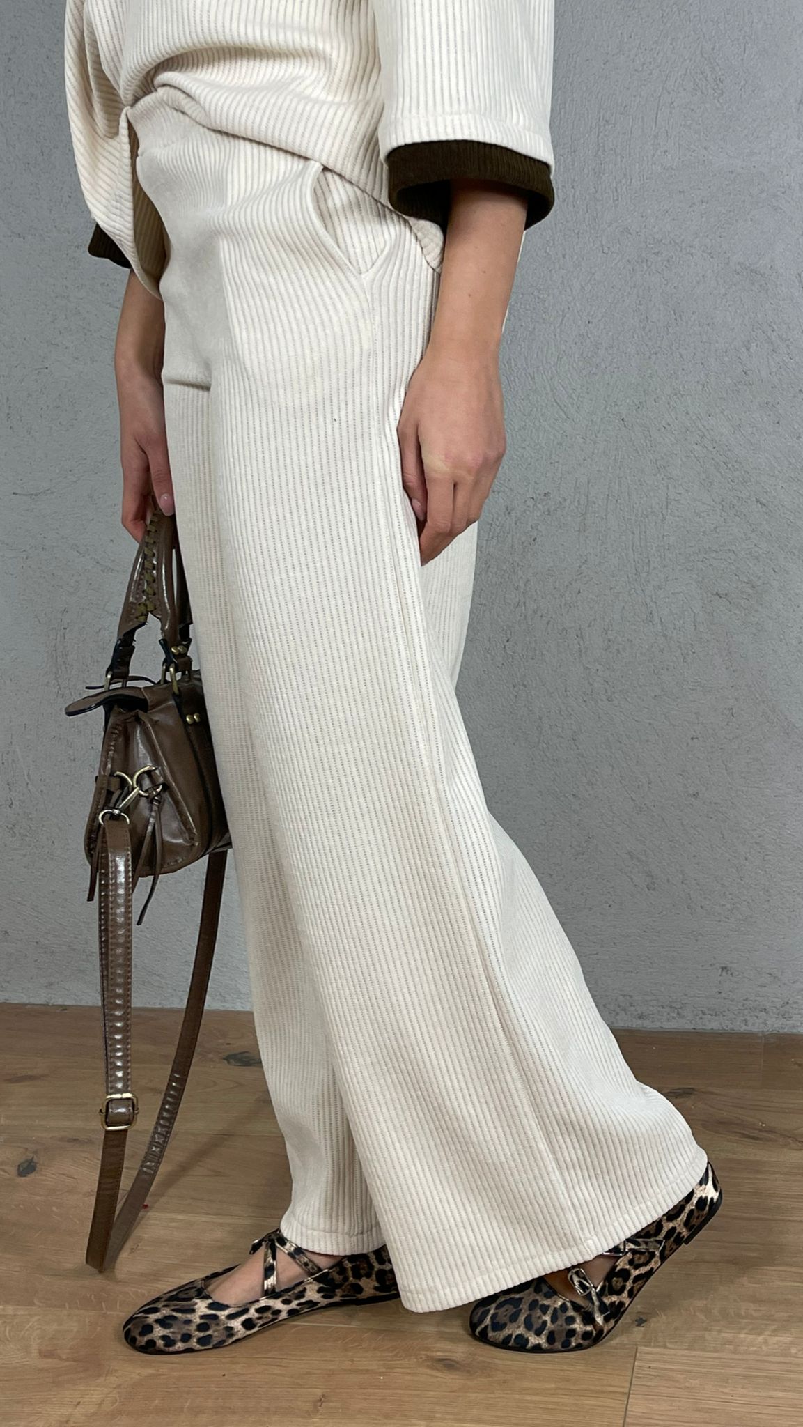 Pantalone con elastico costa Larga