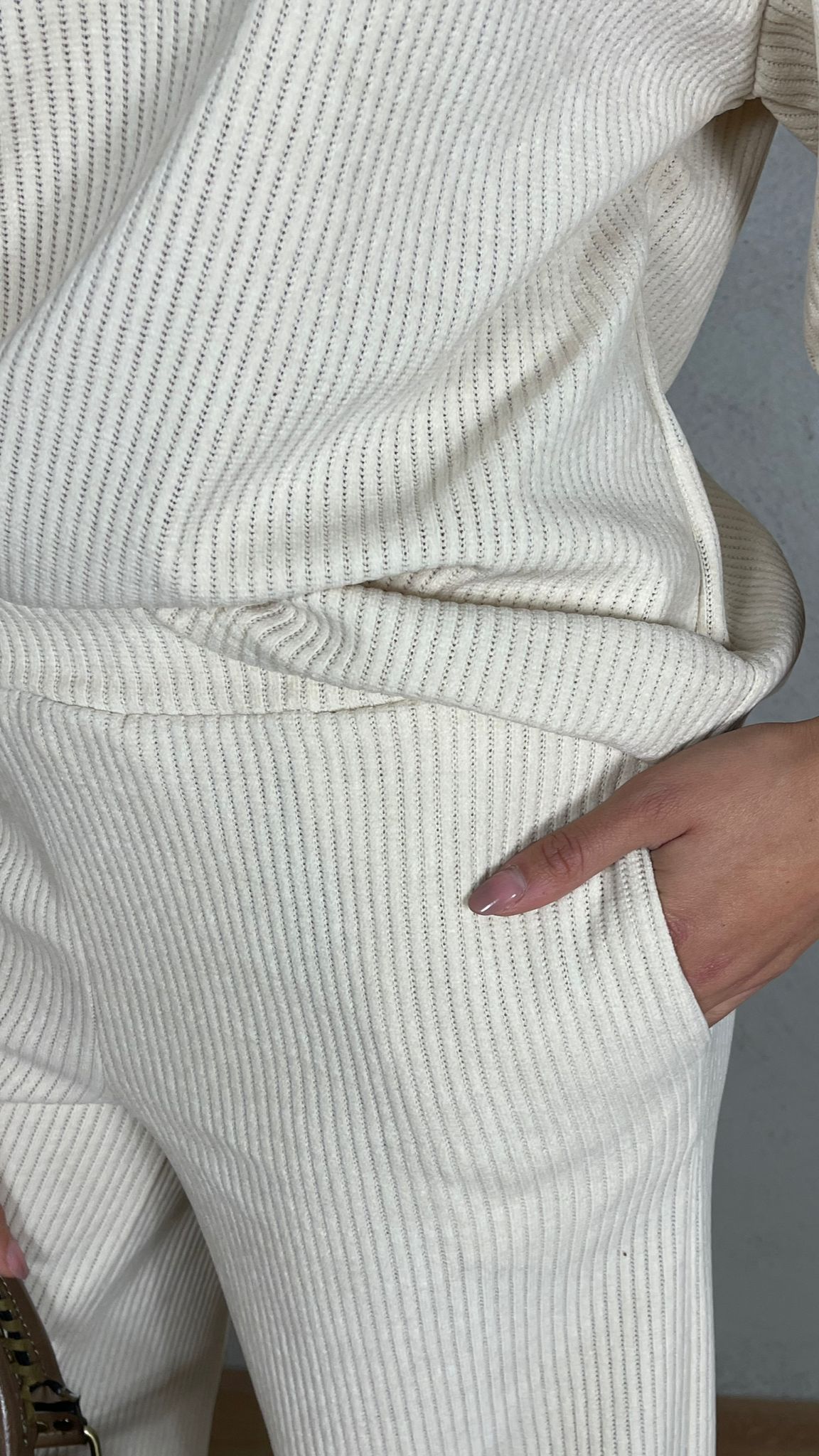 Pantalone con elastico costa Larga