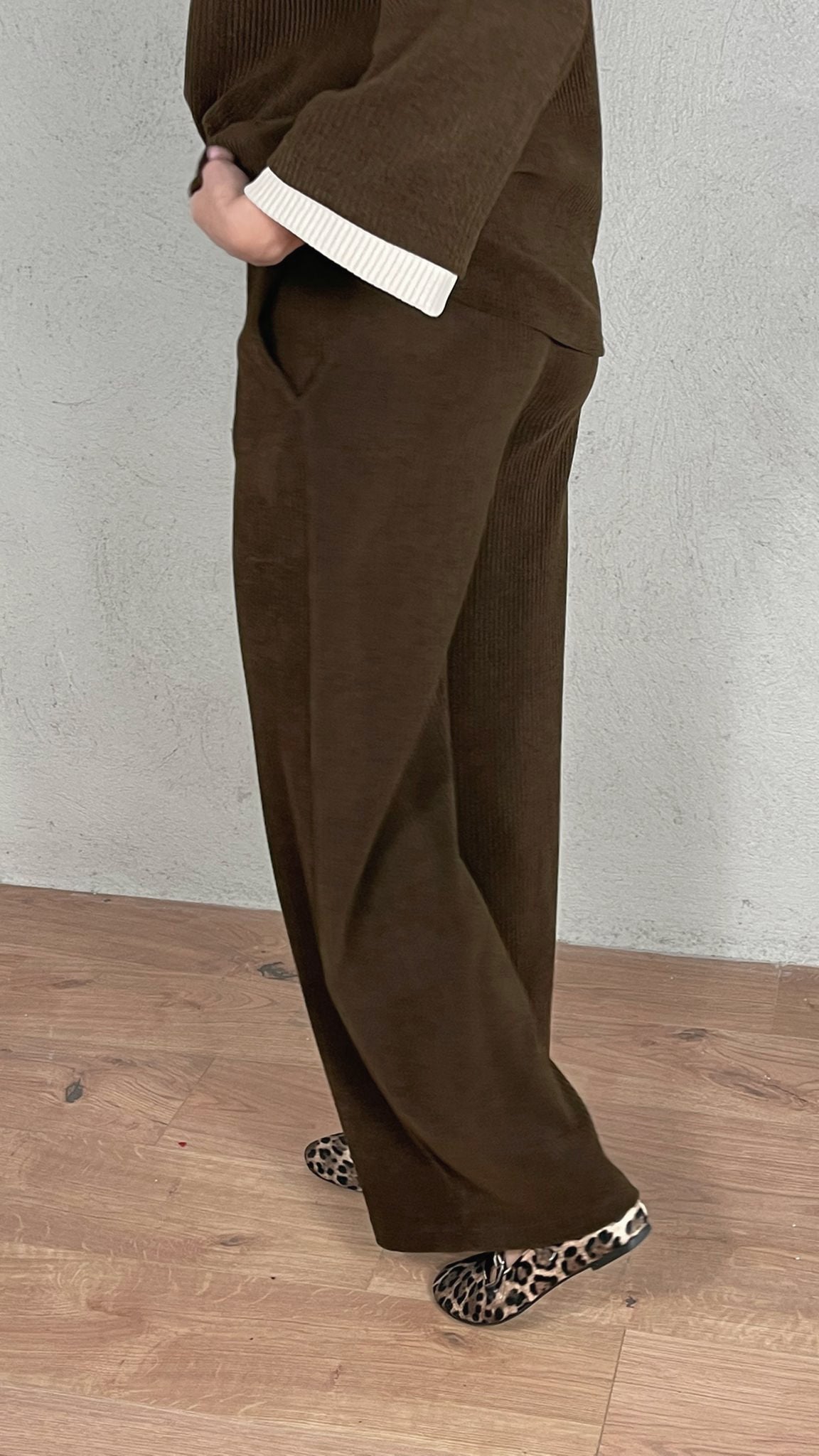 Pantalone con elastico costa Larga