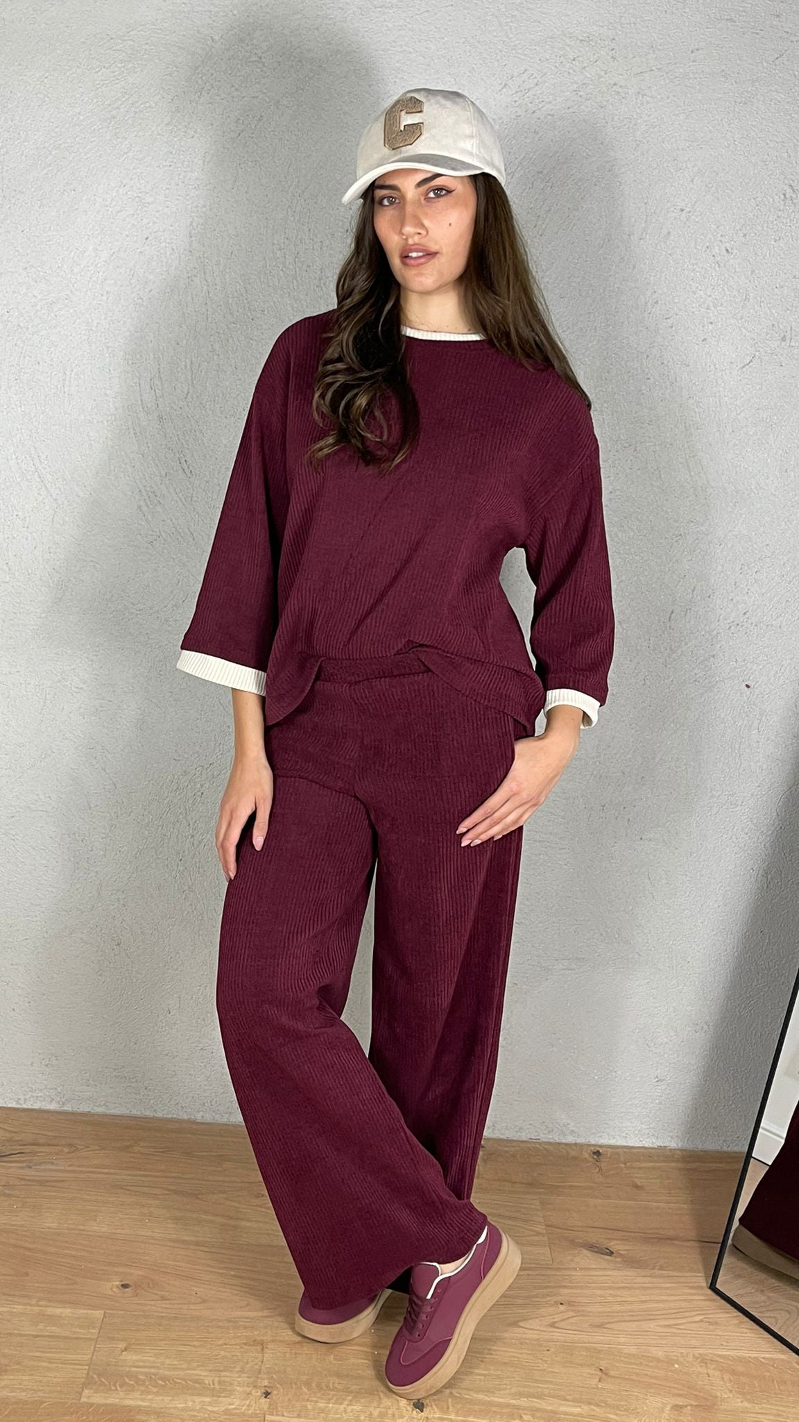 Pantalone con elastico costa Larga