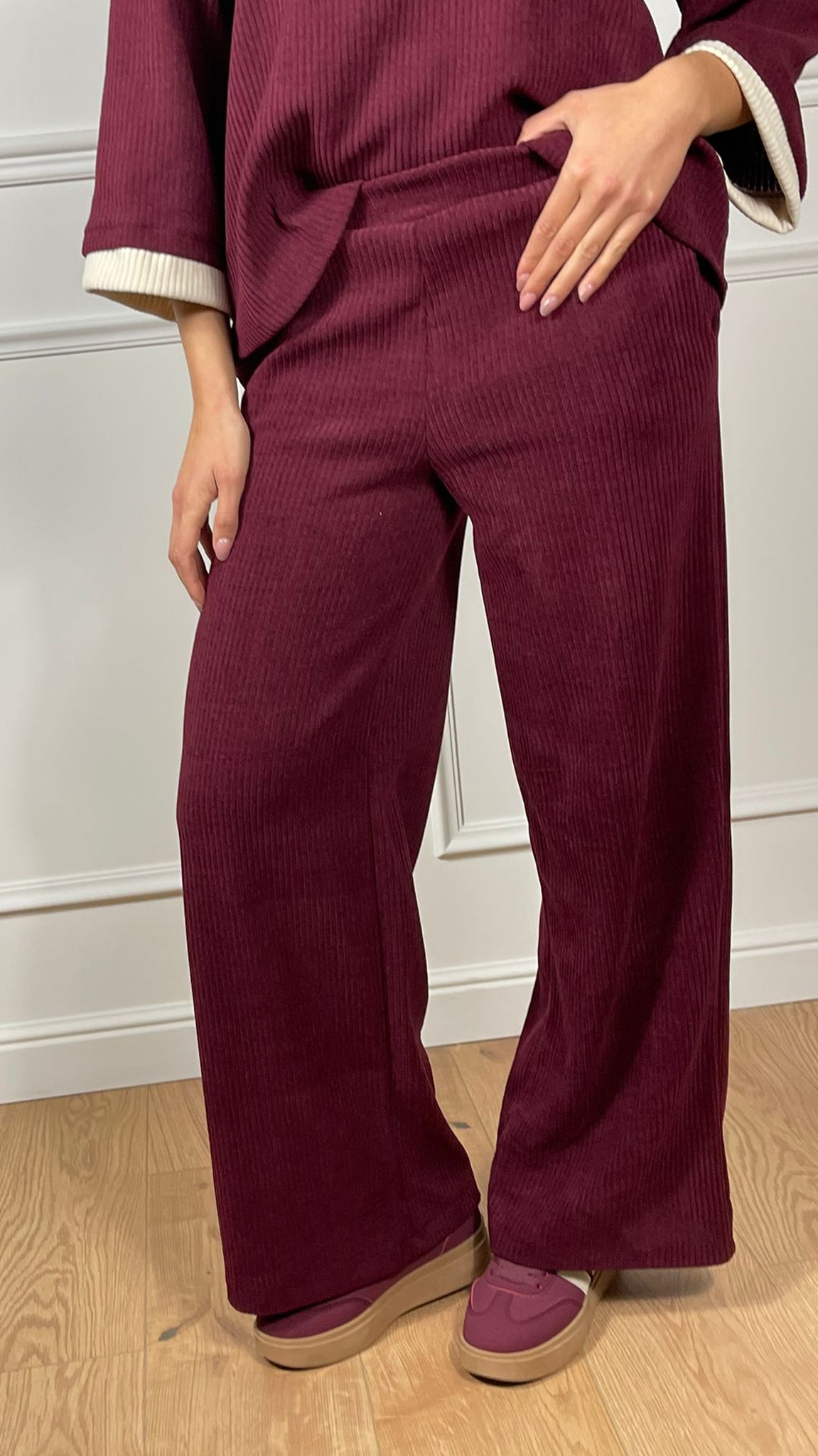 Pantalone con elastico costa Larga