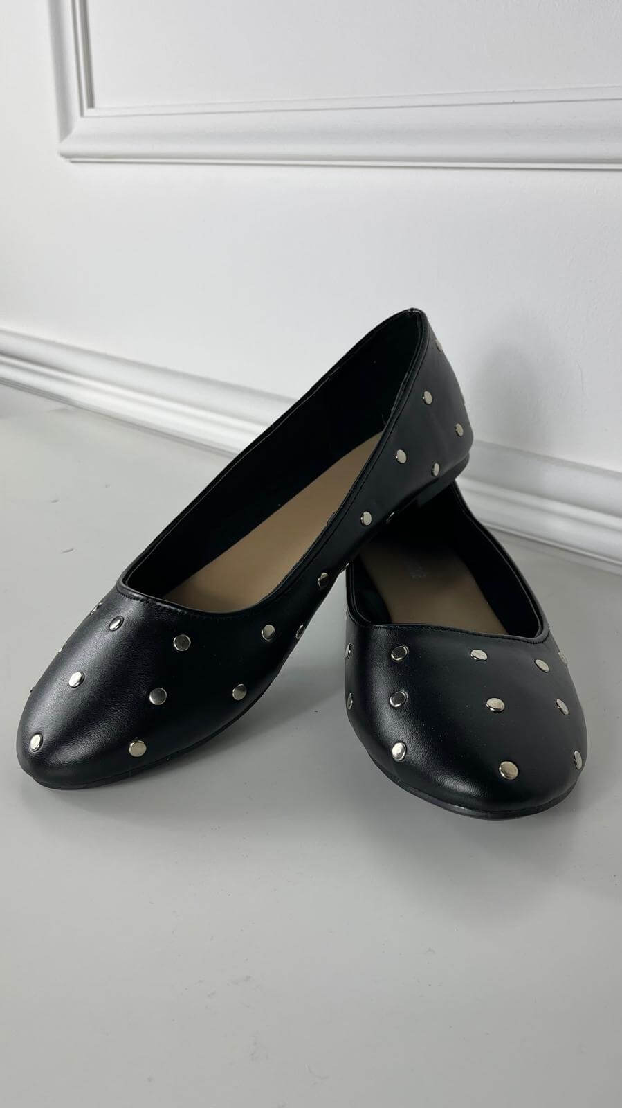 Ballerina borchie Argento - Candida.it