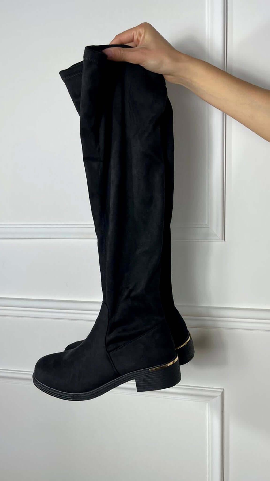 Stivale morbido effetto camoscio - Candida.it