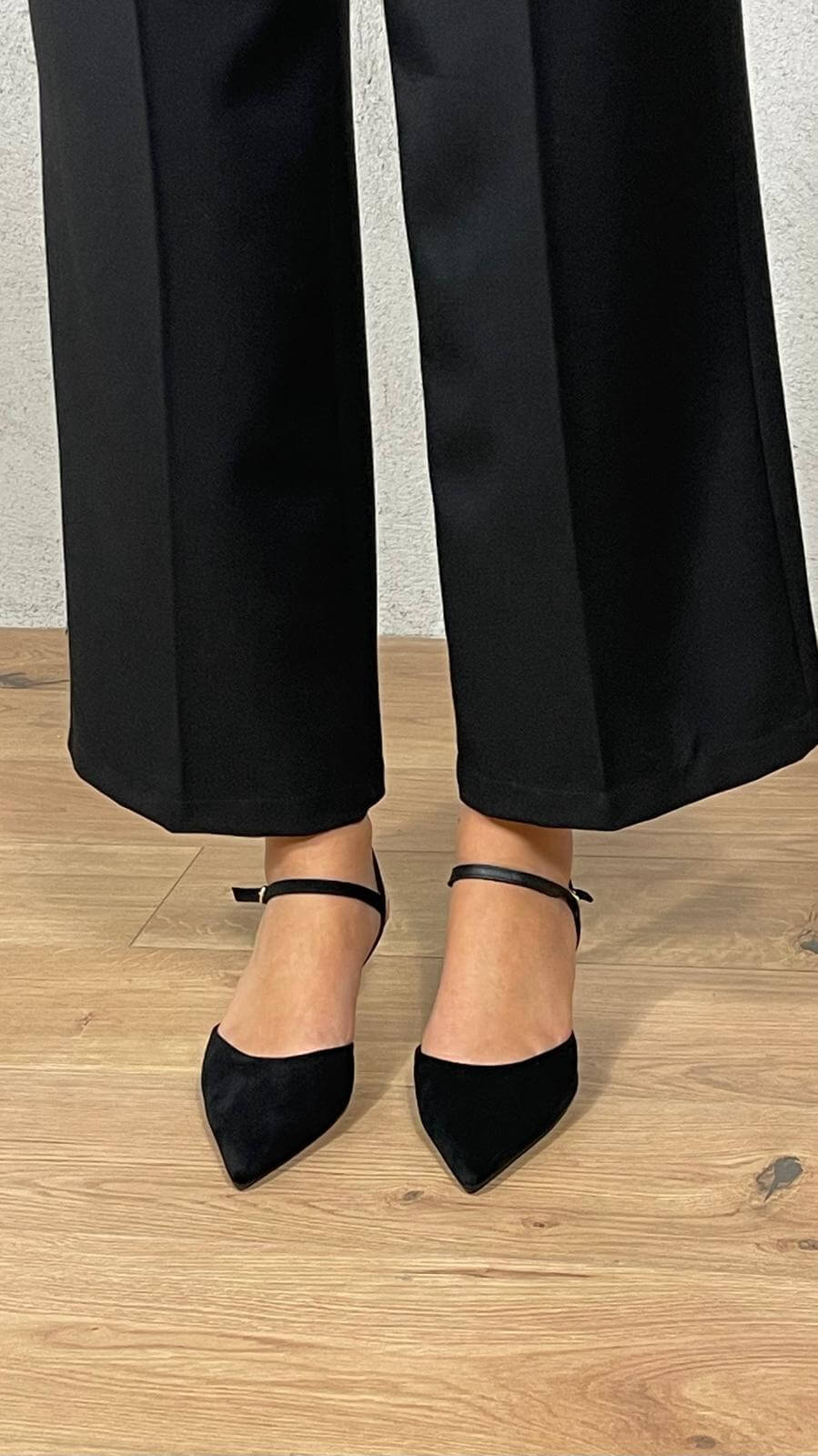 Decoltè Slingback effetto camoscio - Candida.it