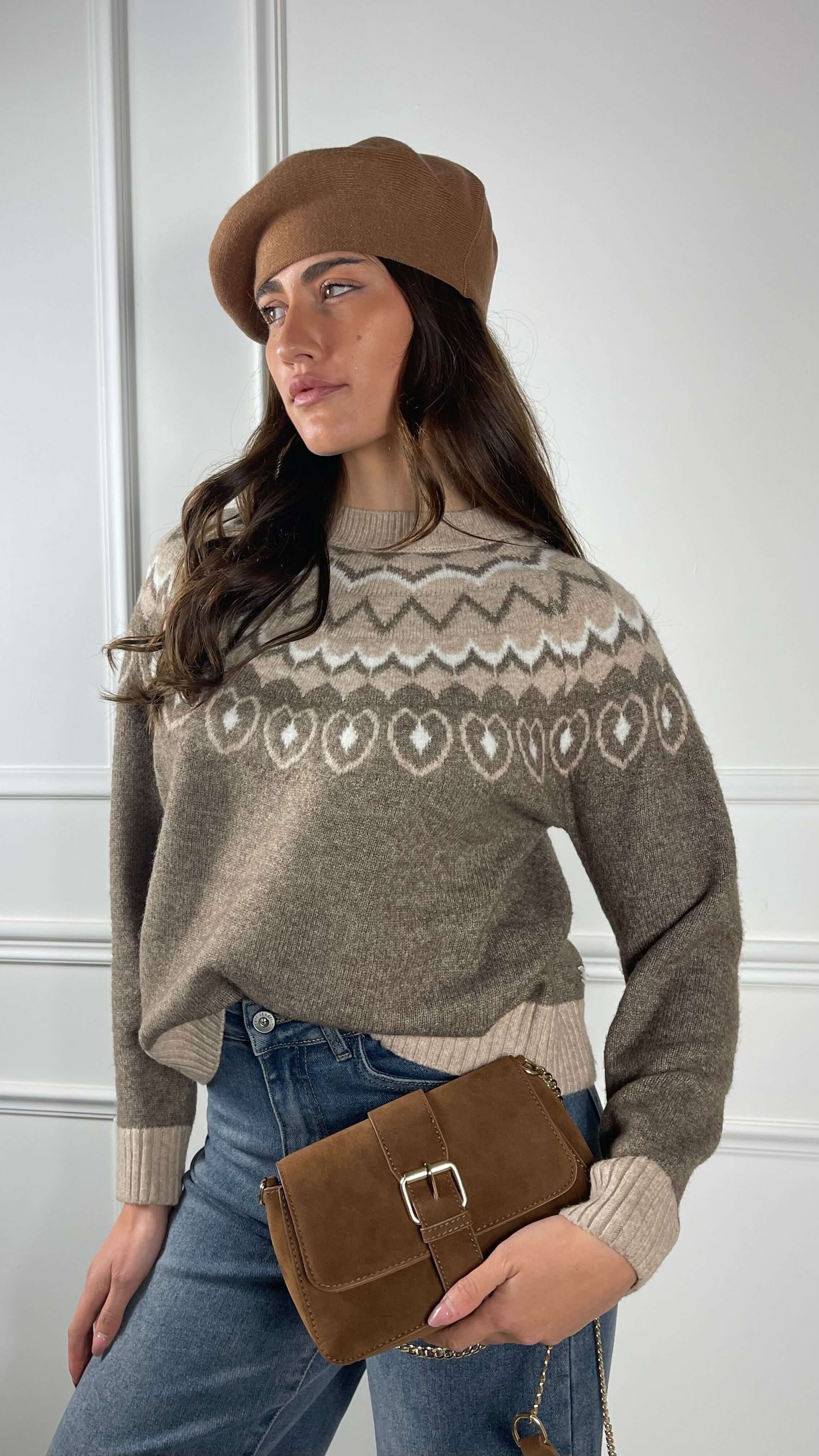 Pullover Soft heart - Candida.it