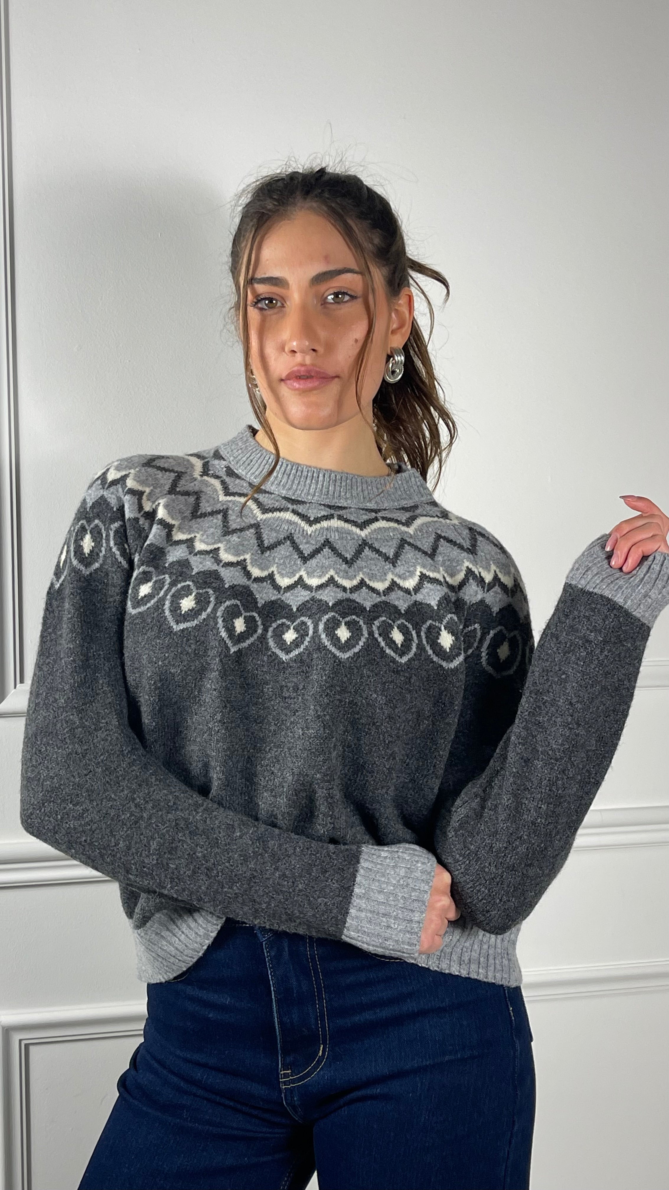 Pullover Soft heart - Candida.it