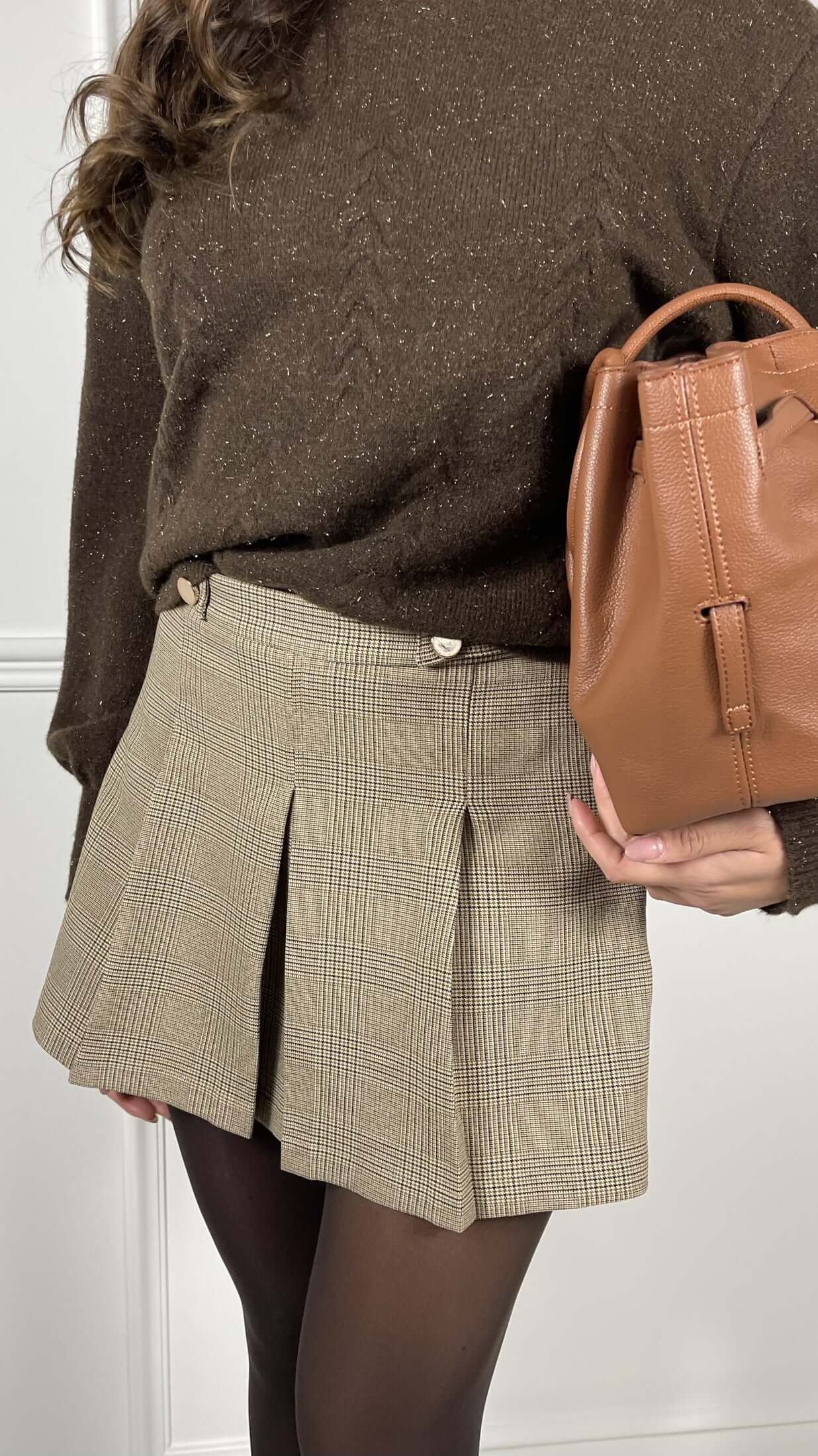 Skort a con pieghe - Candida.it