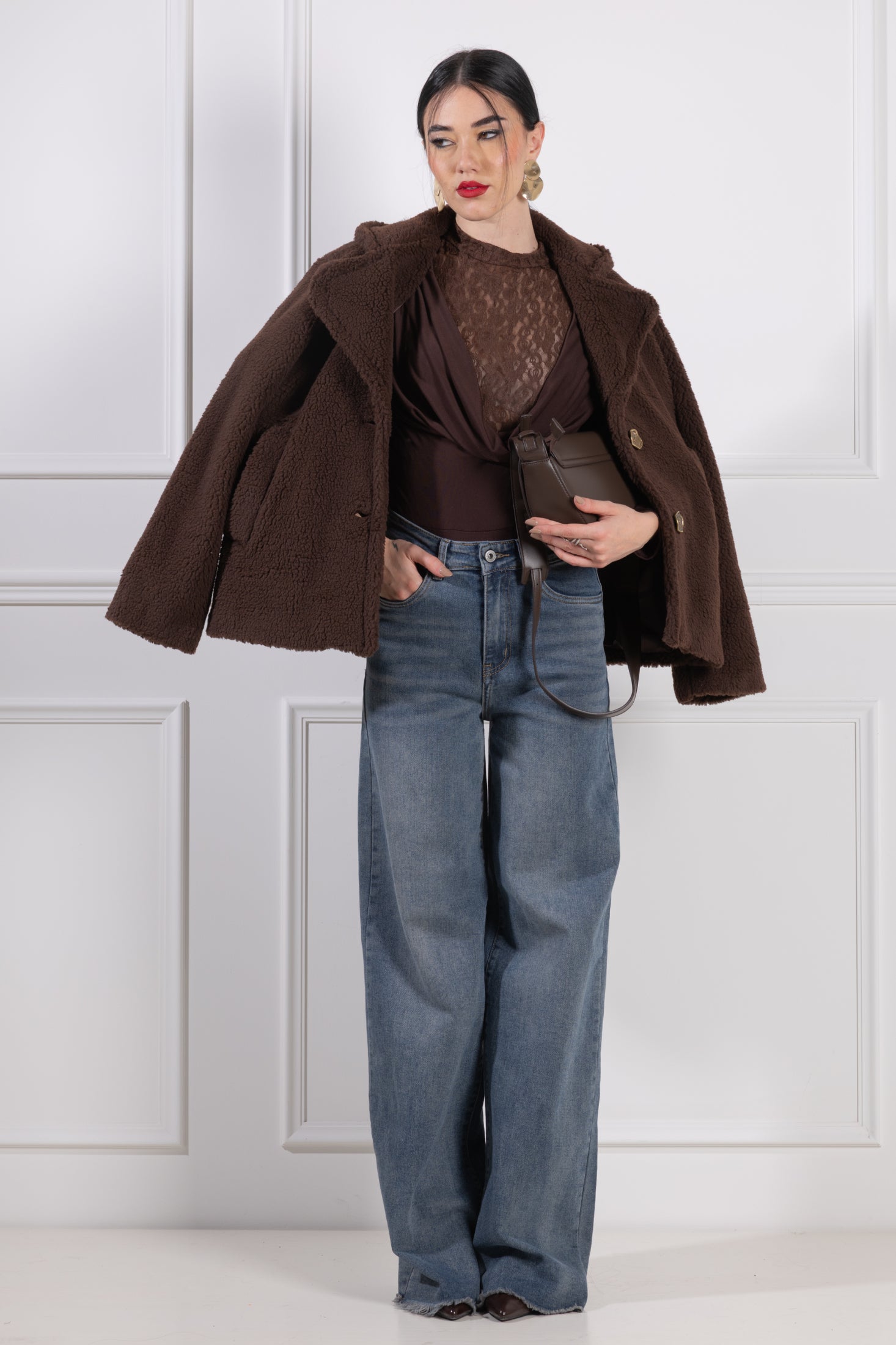 Body Sciallato con pizzo