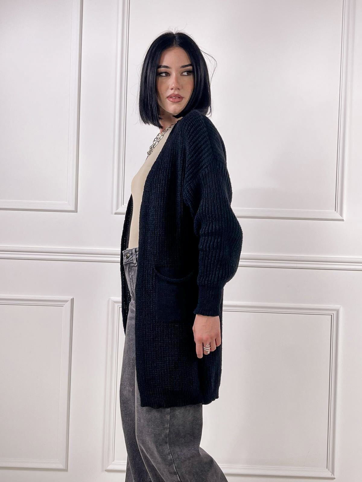 Maxi Cardigan taschini - Candida.it