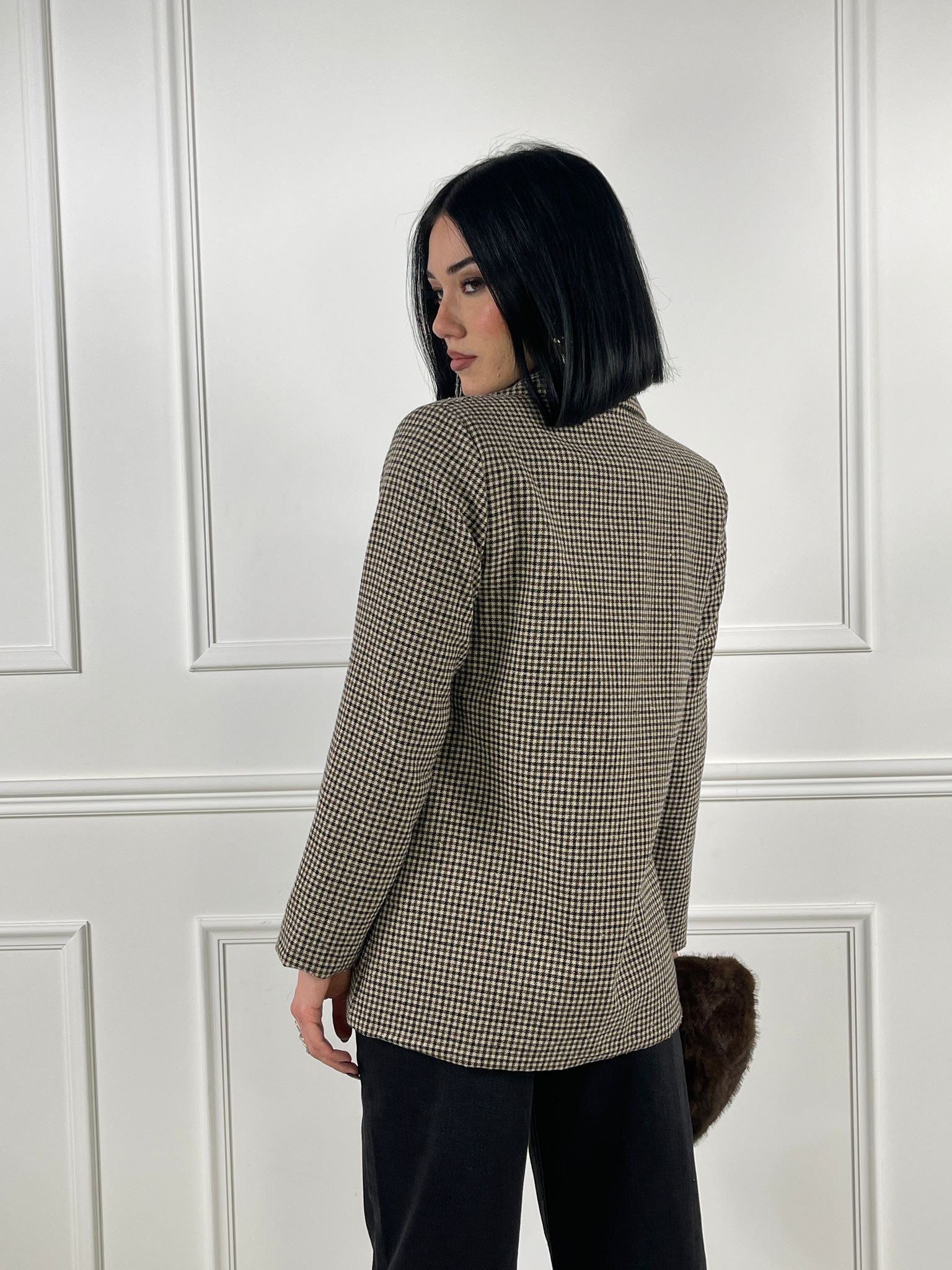 Giacca pied-de-poule