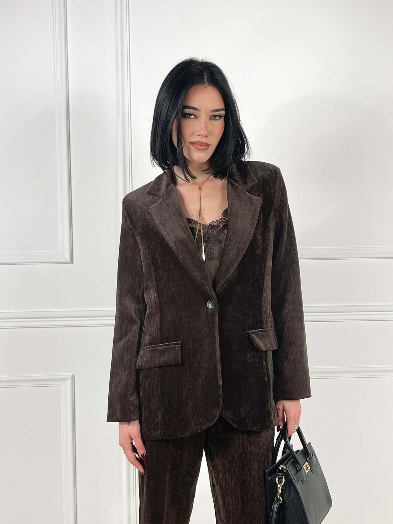 Giacca velluto liscio - Candida.it