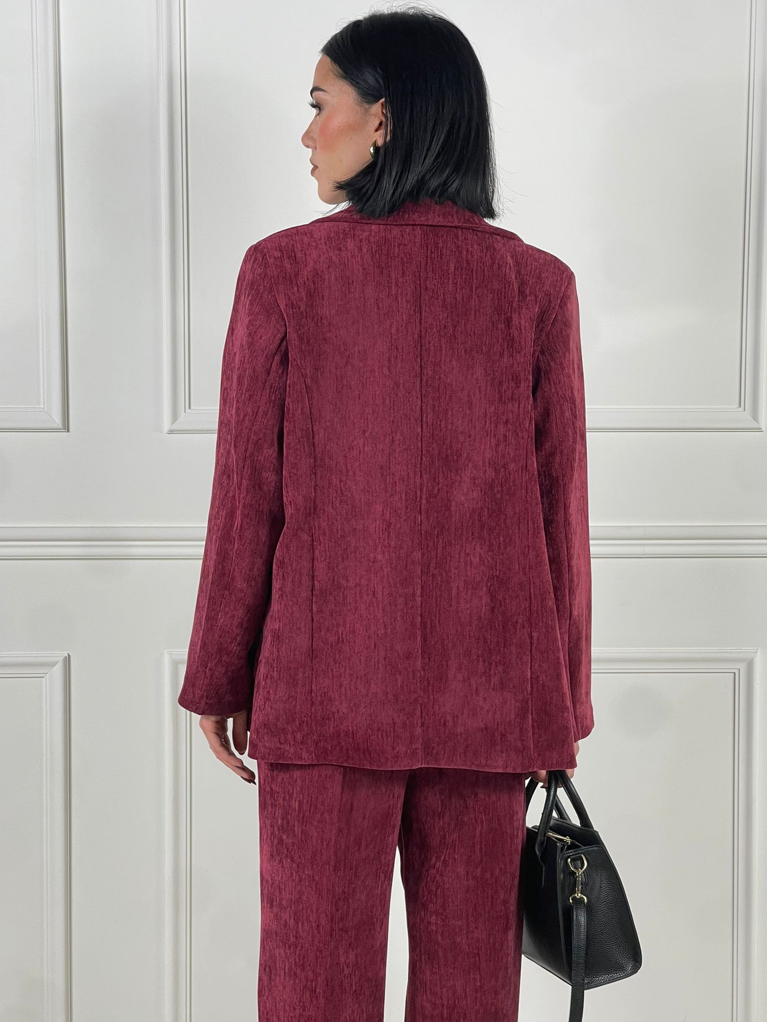 Giacca velluto liscio