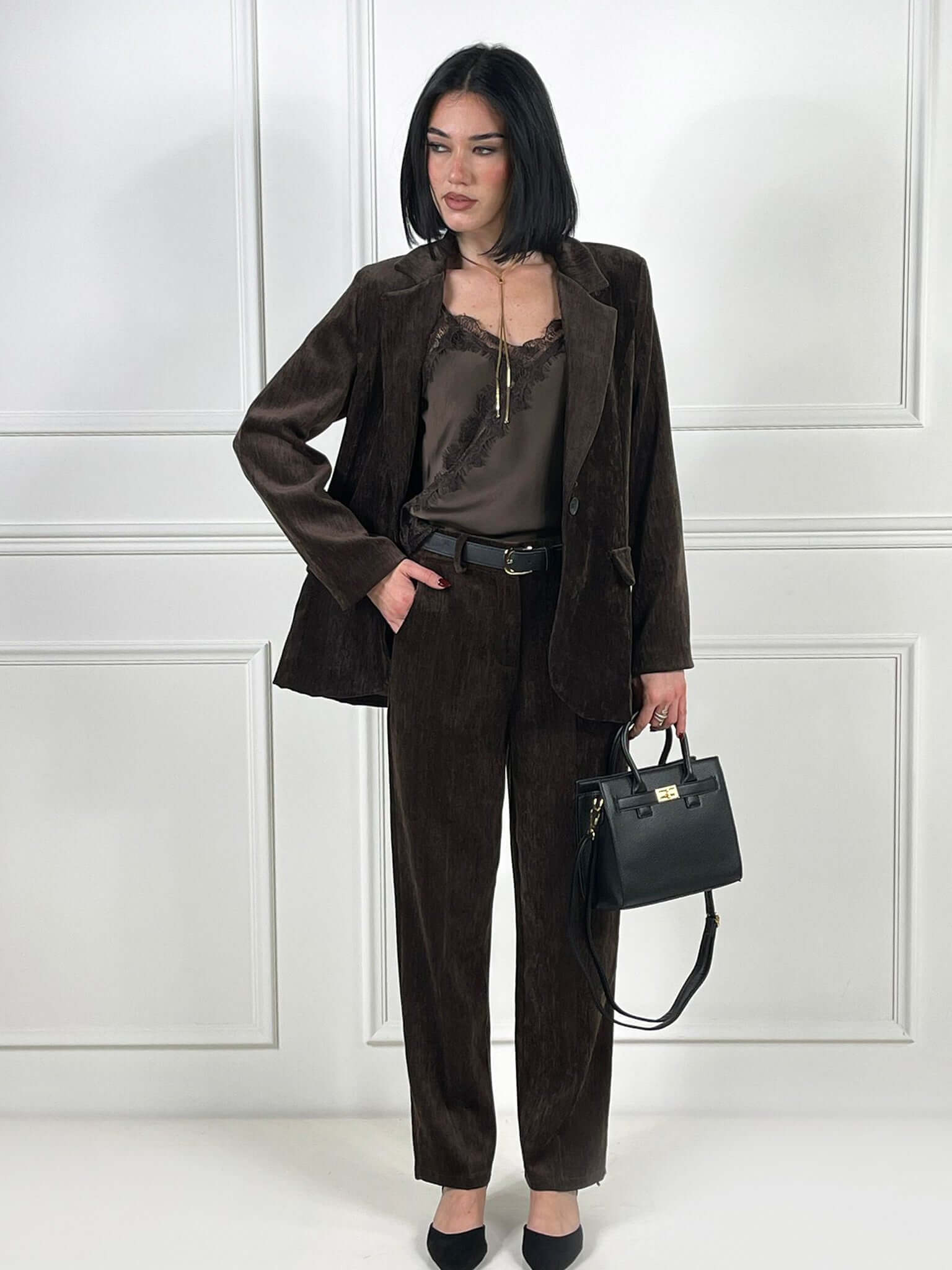 Giacca velluto liscio - Candida.it