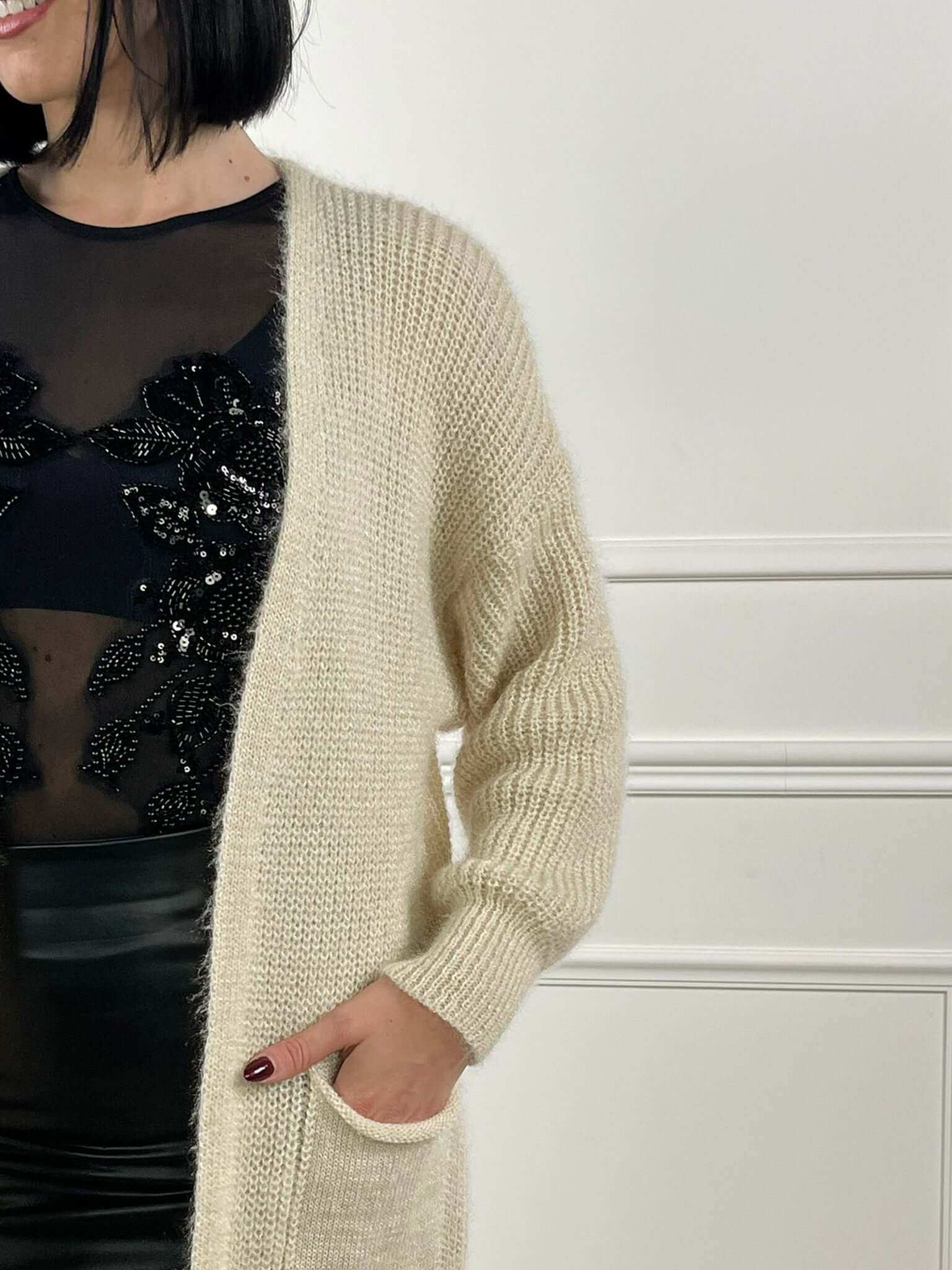 Cardigan con taschini - Candida.it