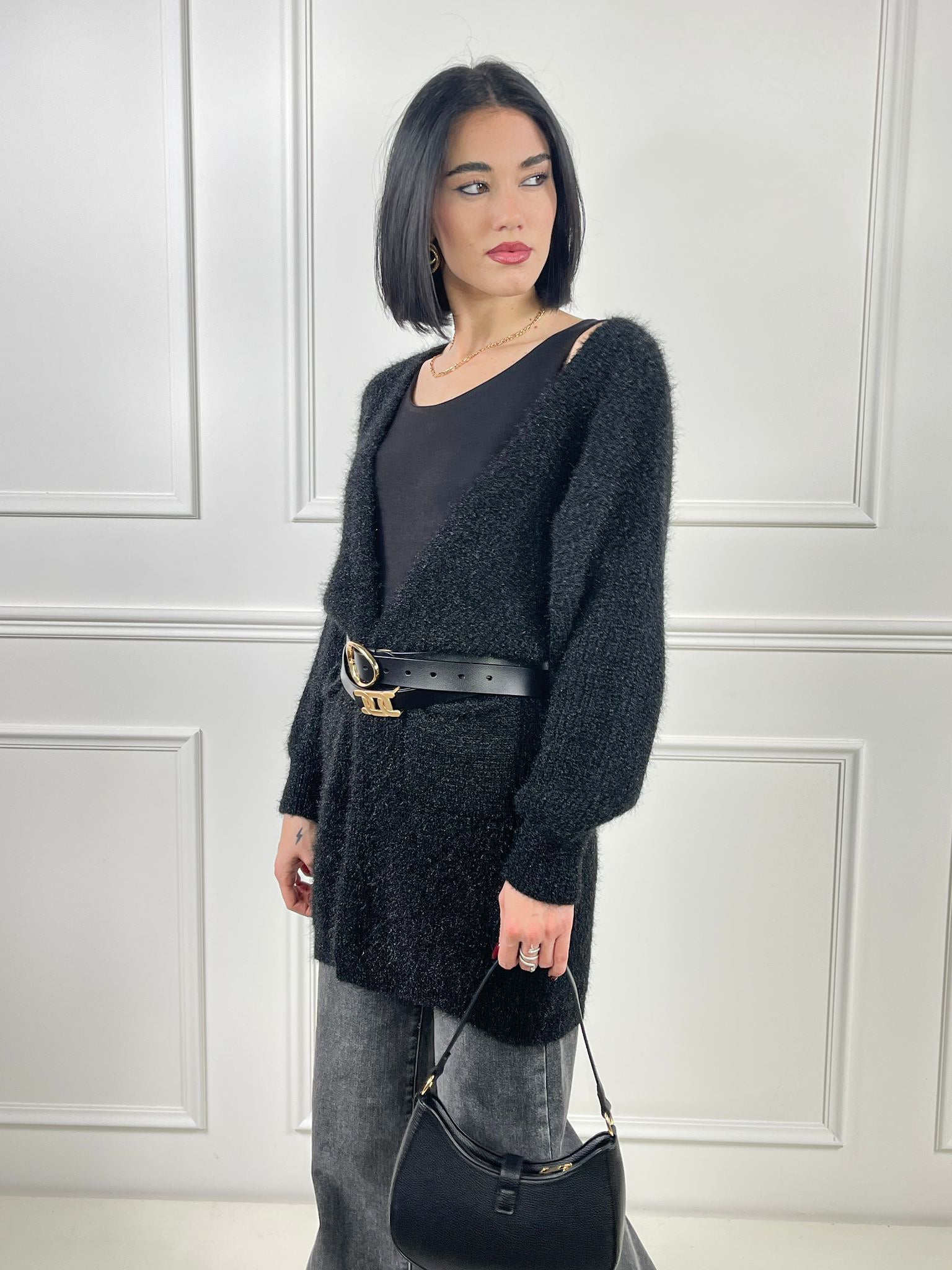 Cardigan con taschini