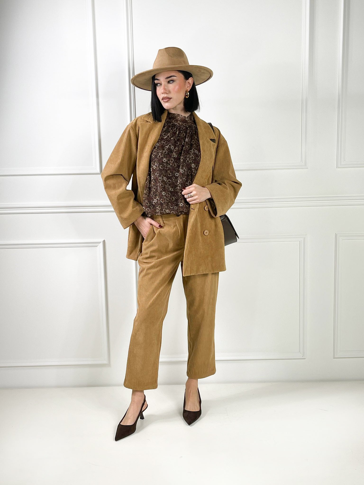 Pantalone sigaretta velluto a coste - Candida.it