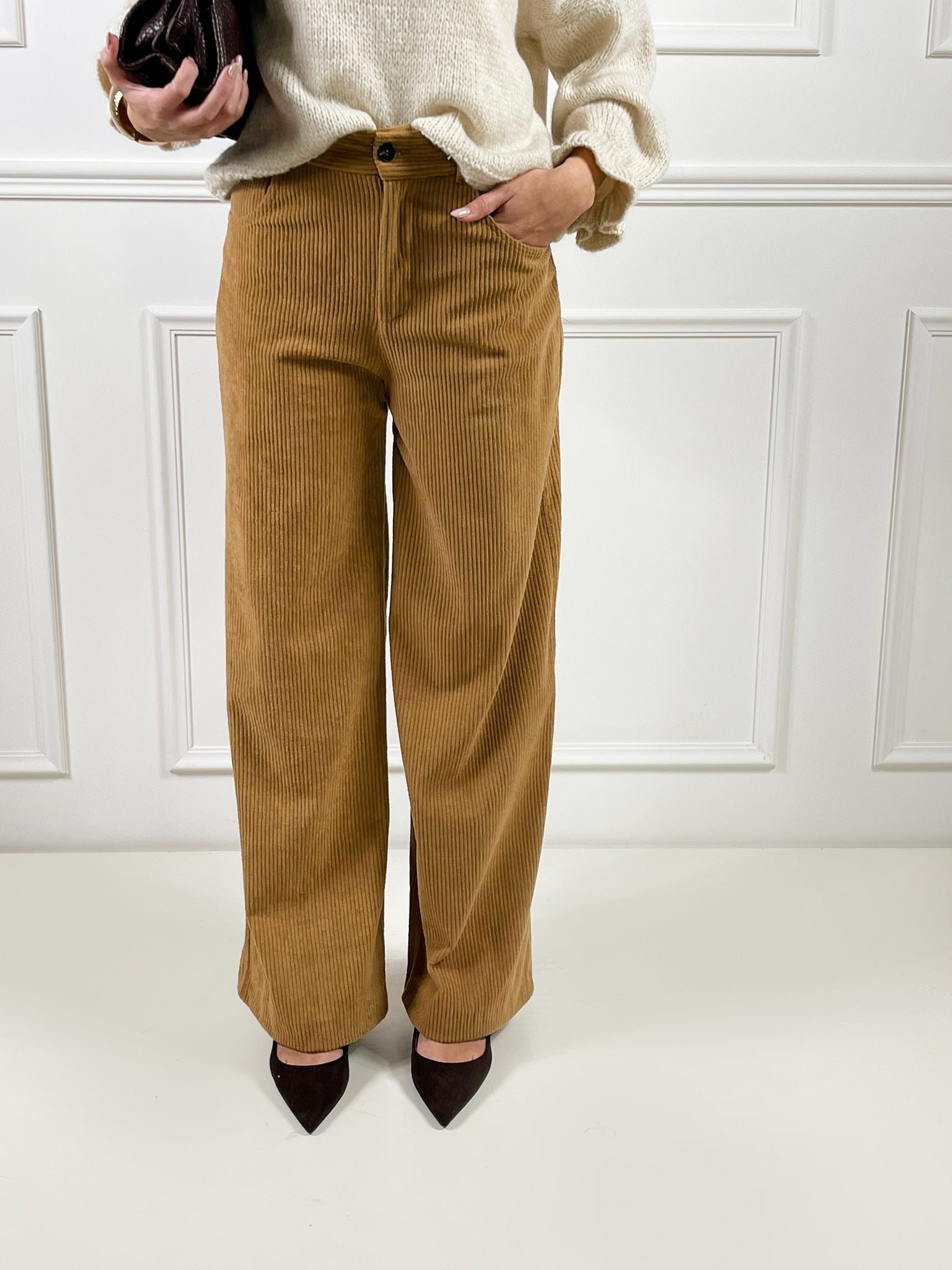 Pantalone palazzo velluto - Candida.it