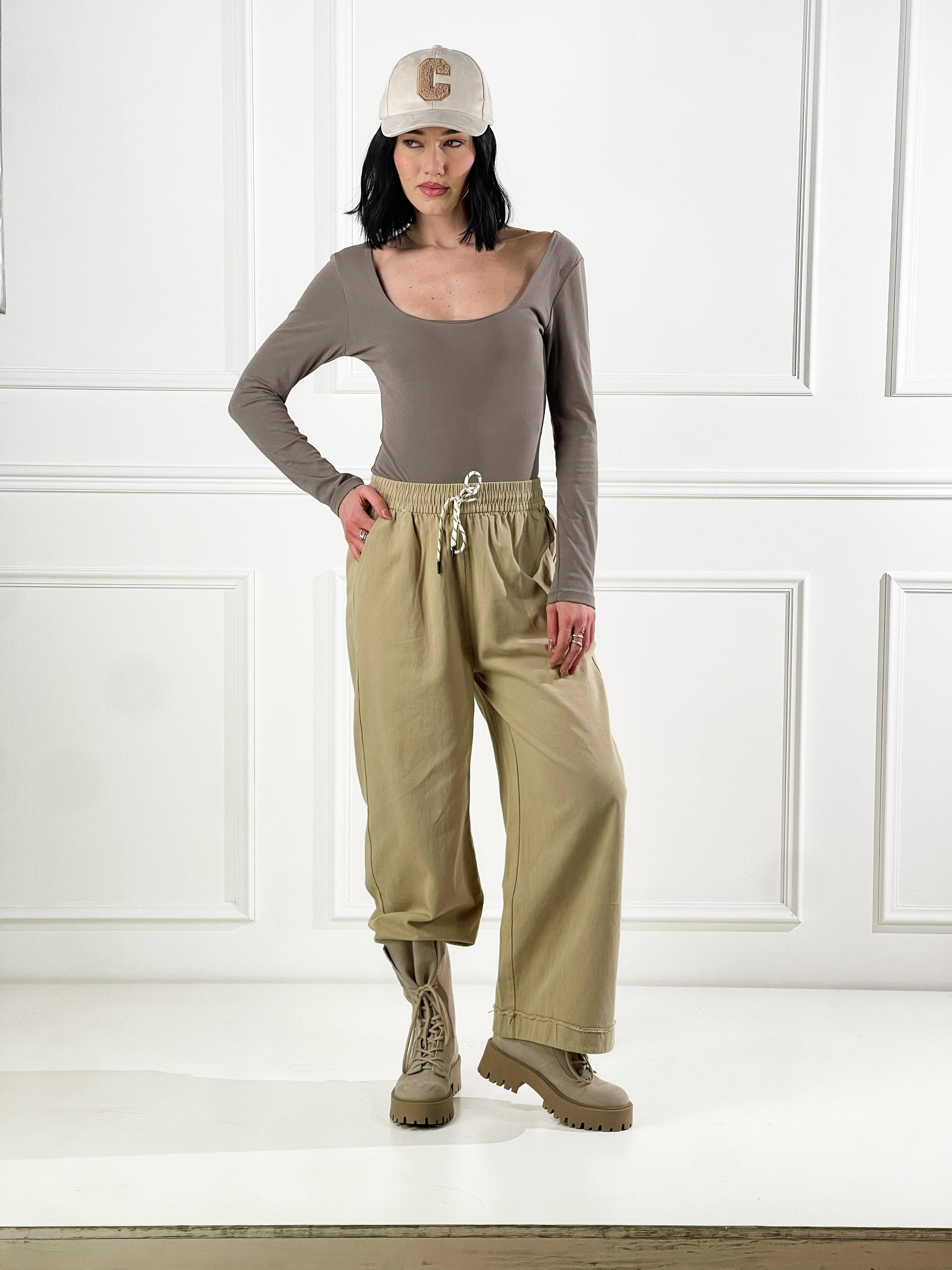 Pantalone Victoria|Colore:Fango