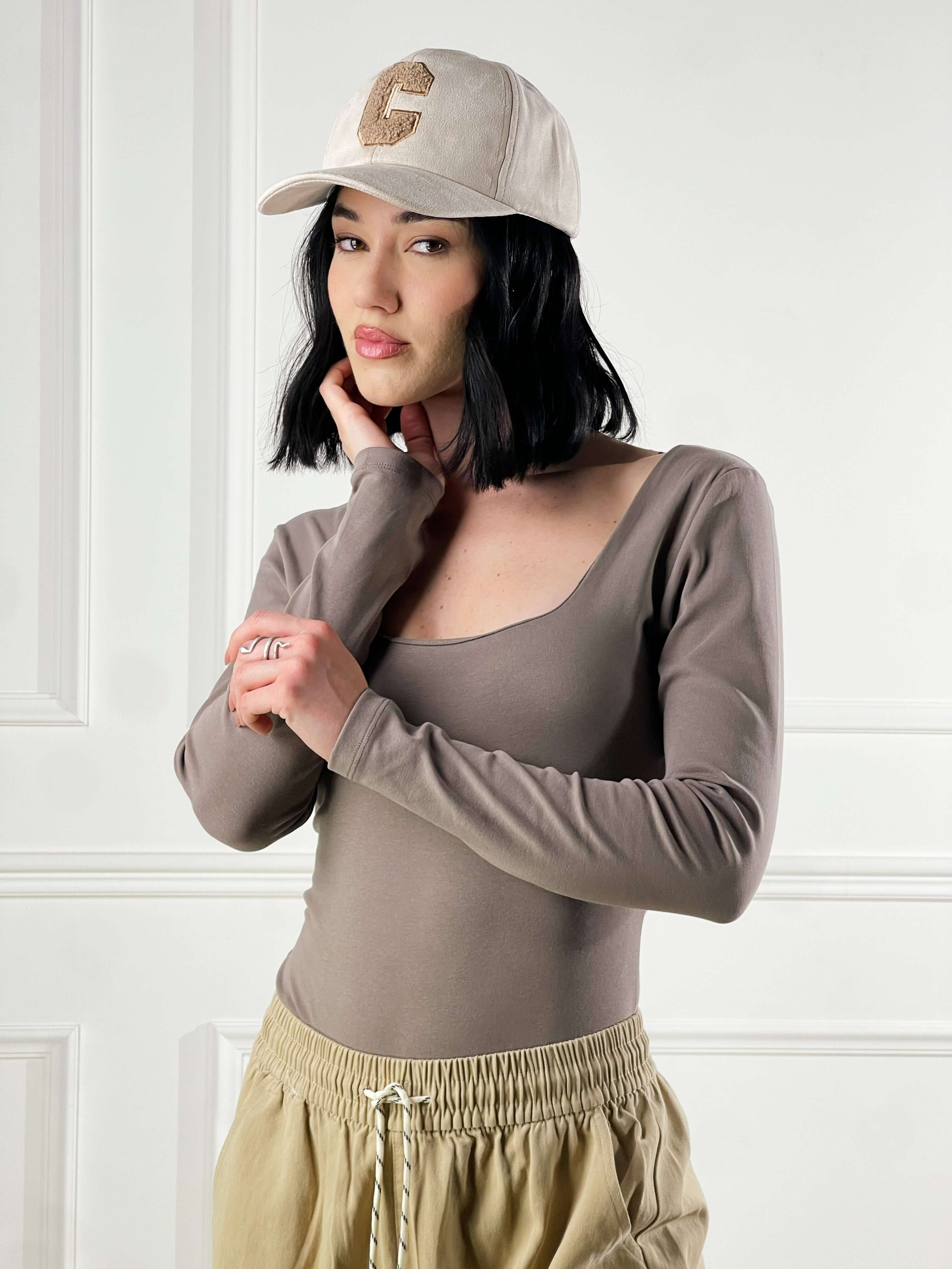 Body Scollo quadrato|Colore:Fango