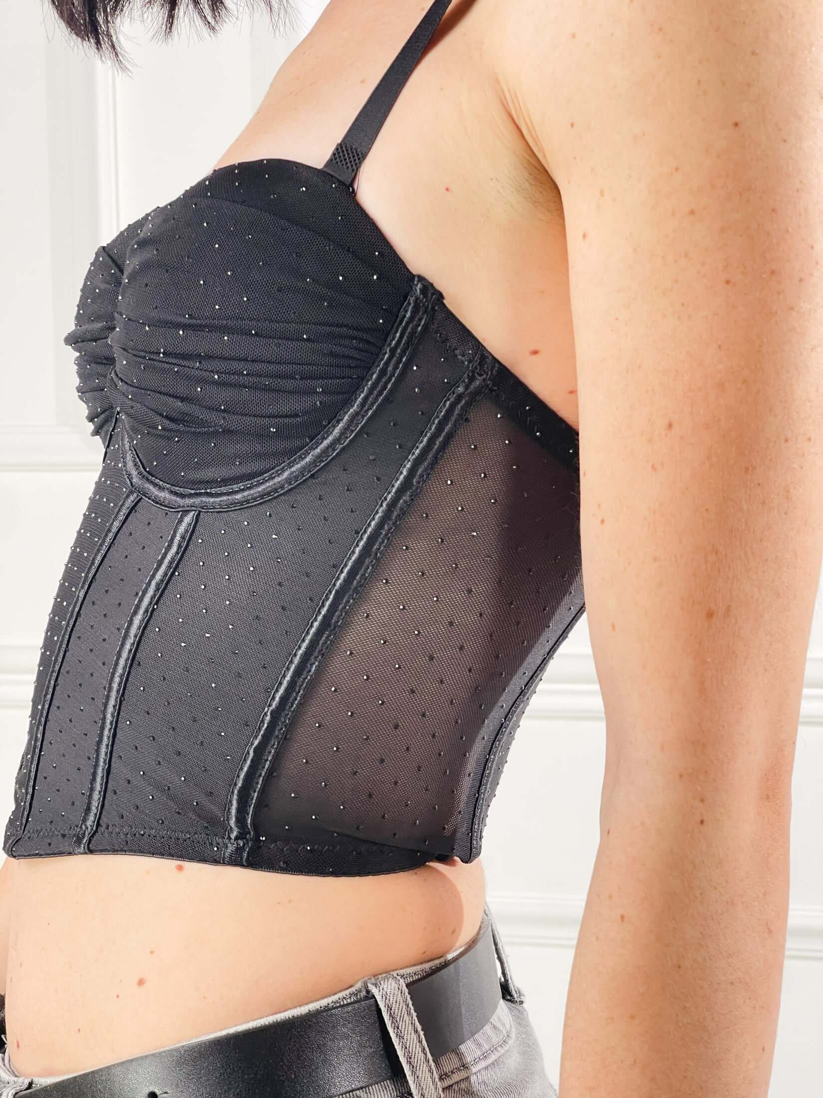 Top Bralette |Colore:Nero