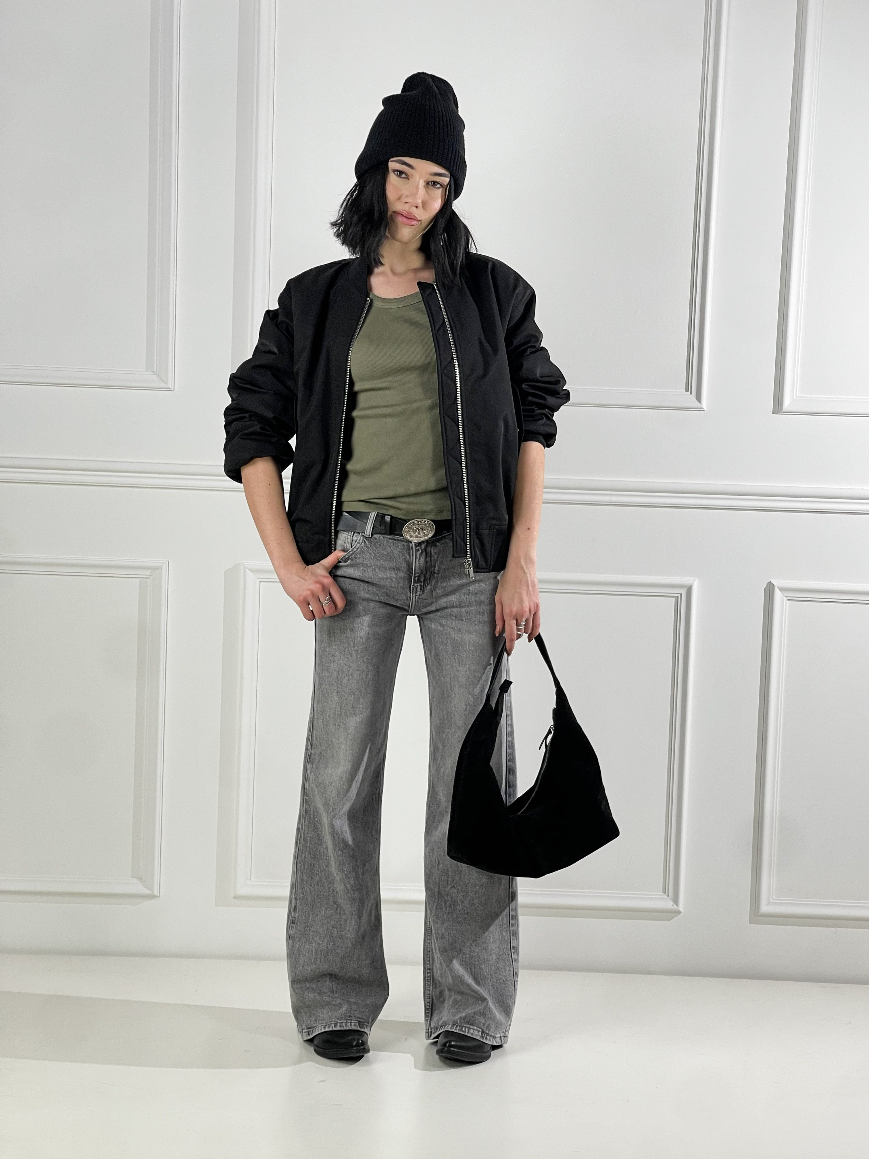 Bomber Military |Colore:Nero