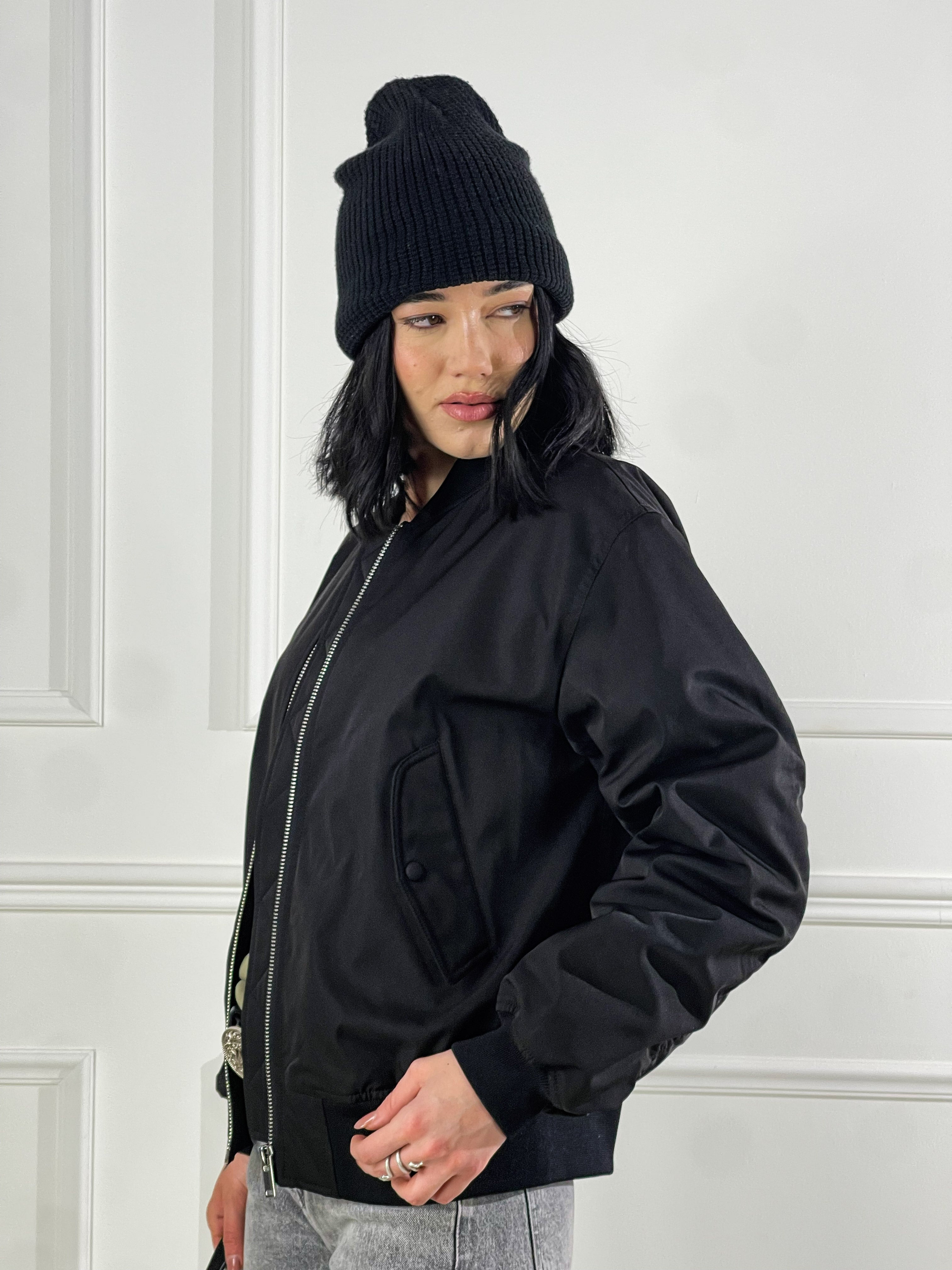 Bomber Military |Colore:Nero