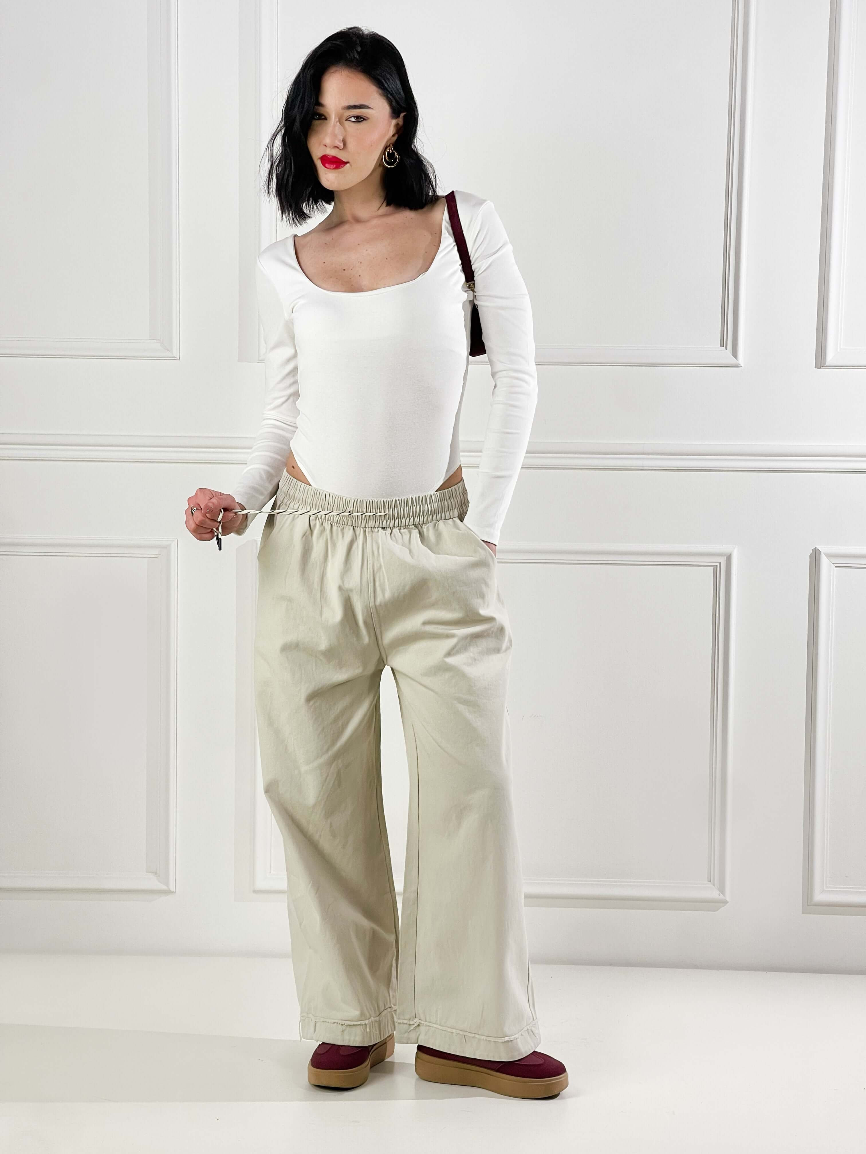 Pantalone Secrets Chinos|Colore:Beige chiaro
