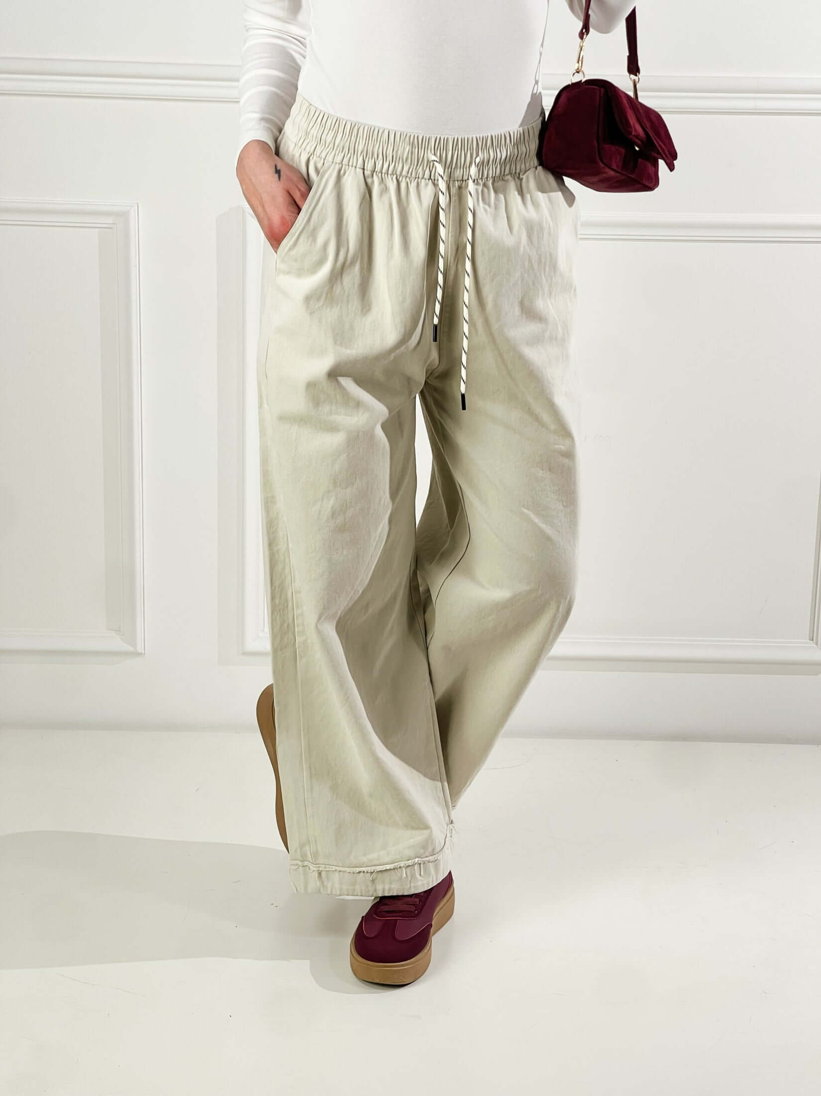 Pantalone Secrets Chinos|Colore:Beige chiaro