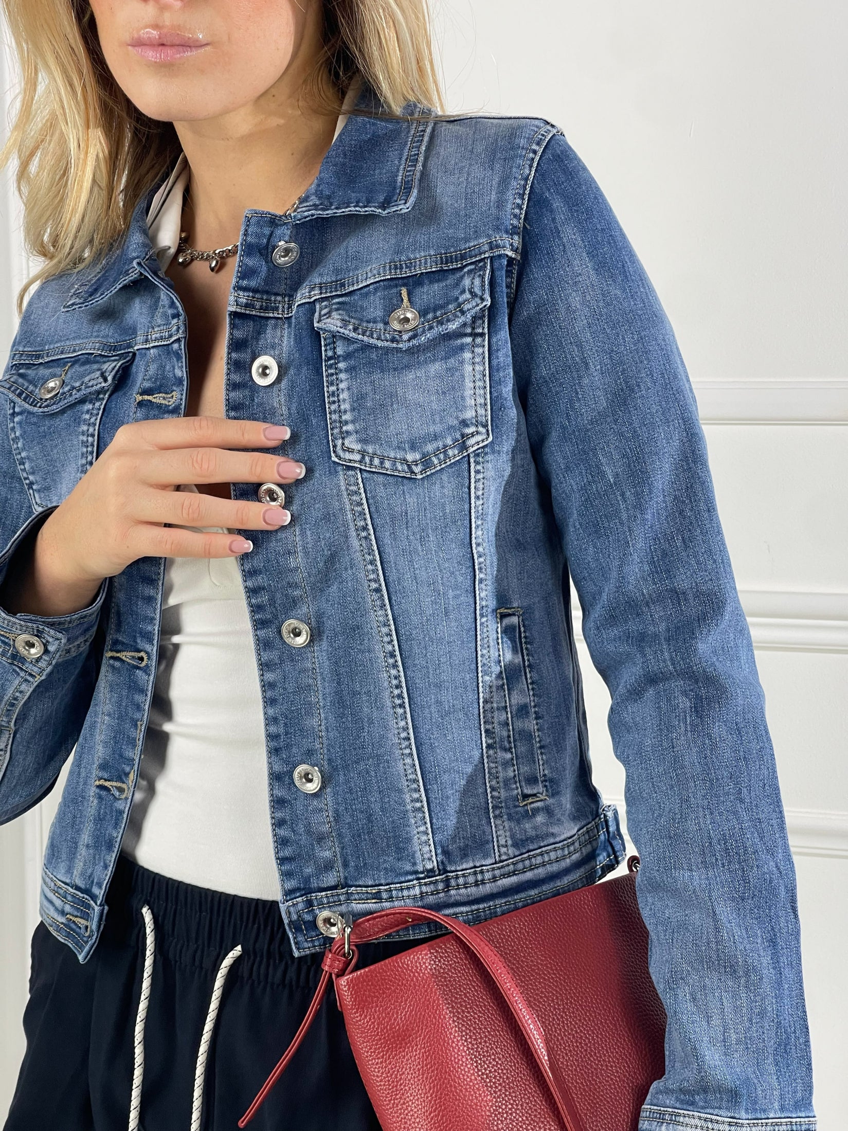 Giubbino Jeans basic|Colore:Jeans