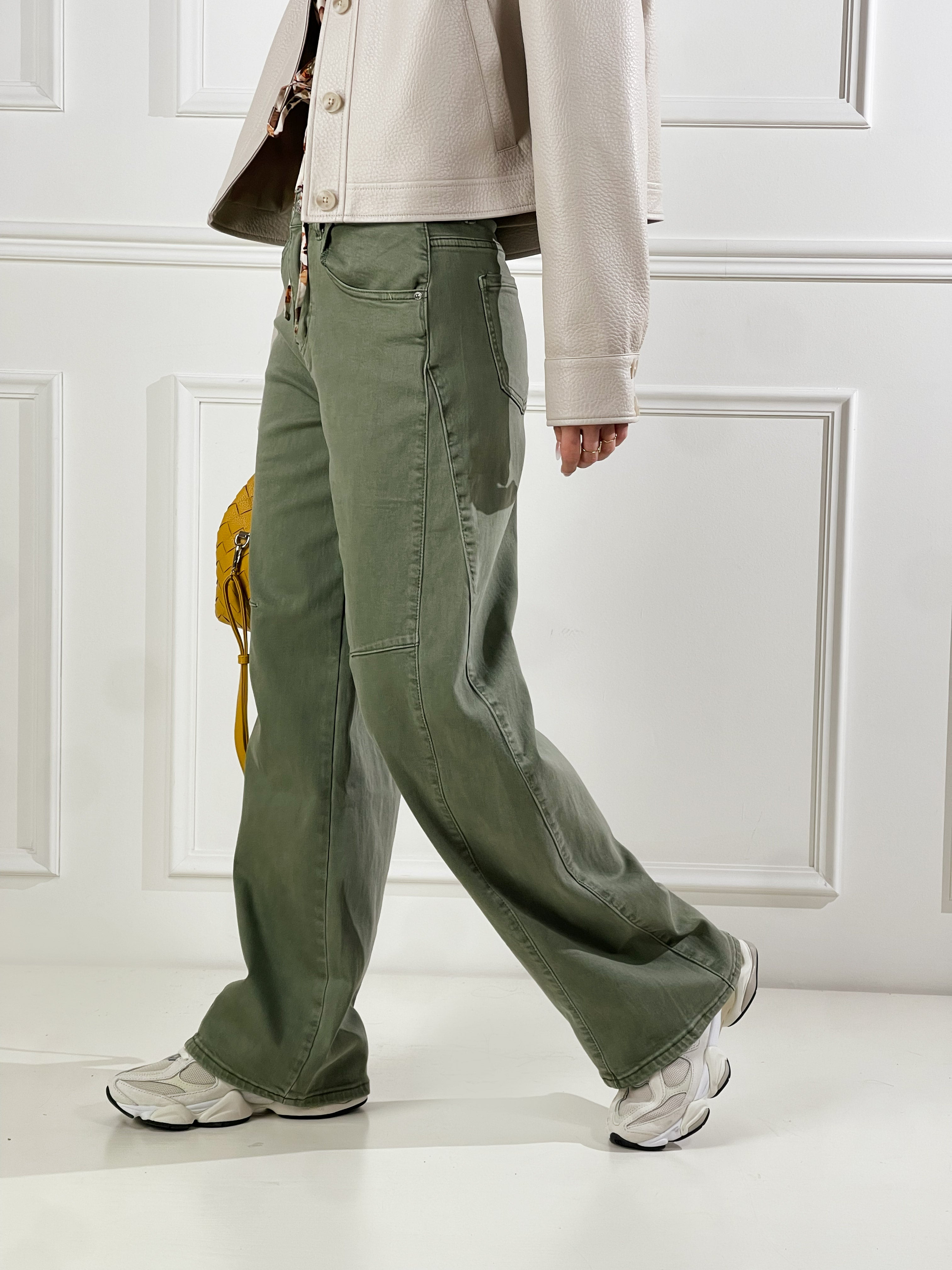 Cargo strutturato|Colore:Verde militare