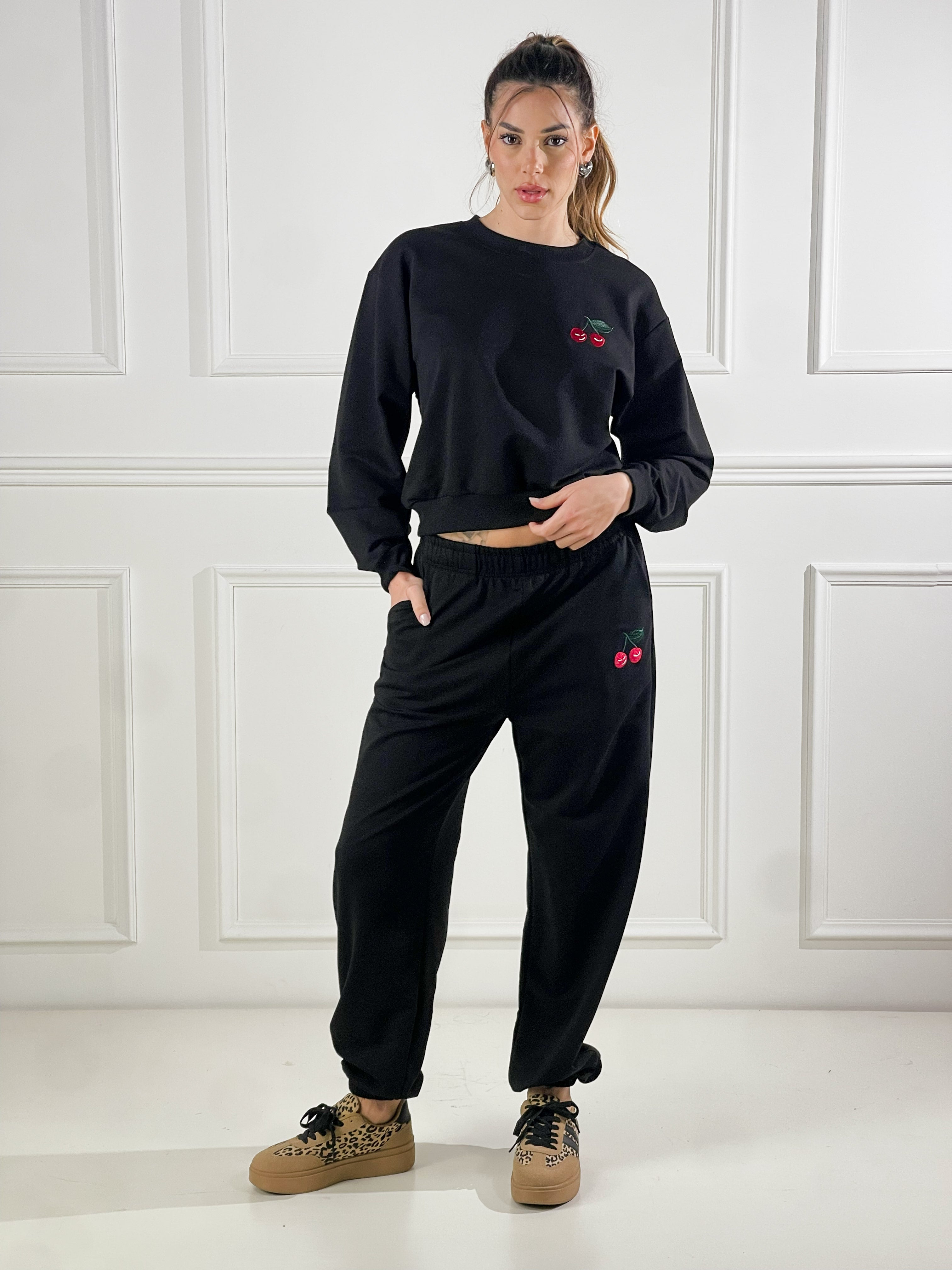 Tuta Cherry|Colore:Nero