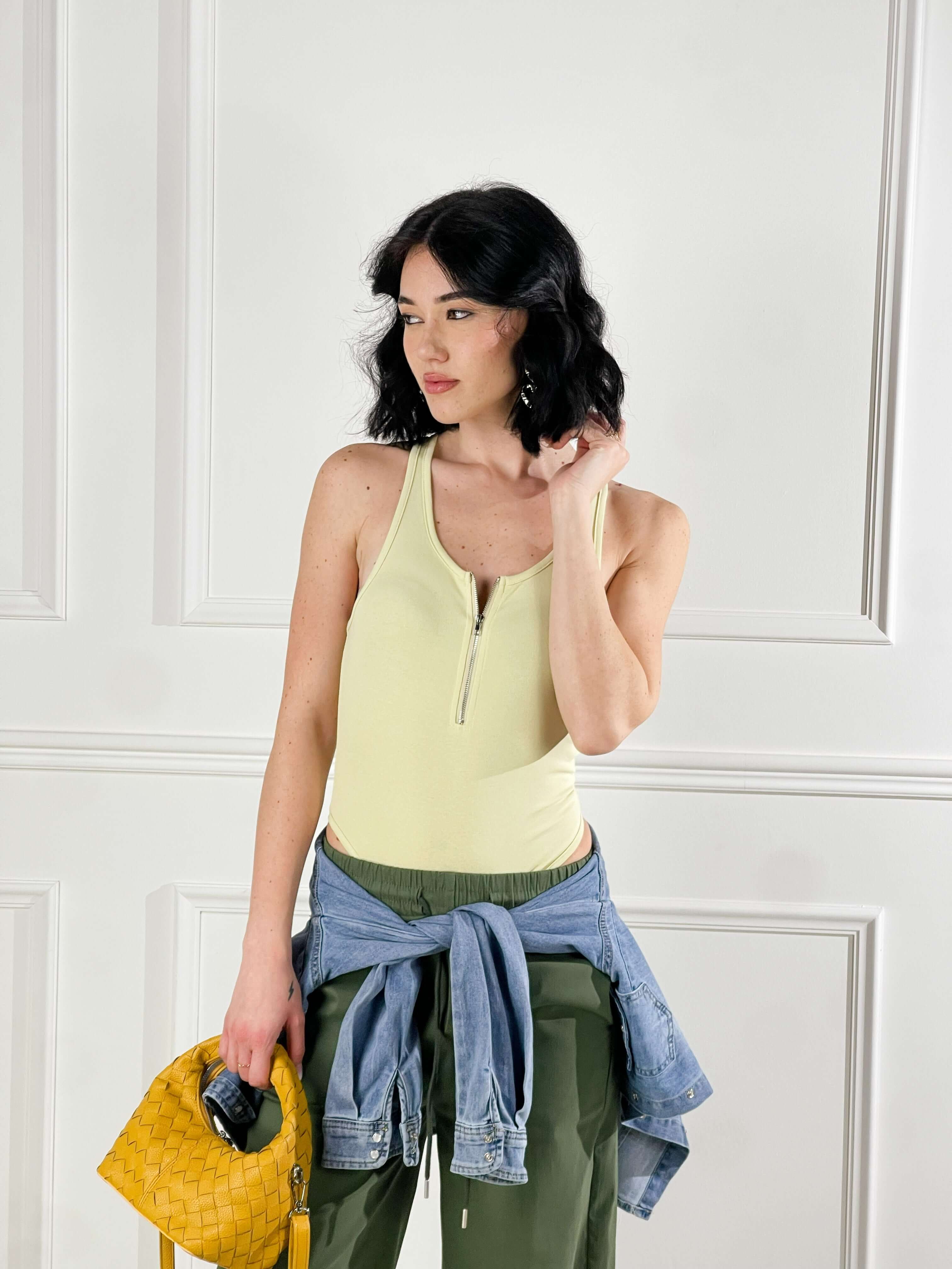 Body zip|Colore:Mais