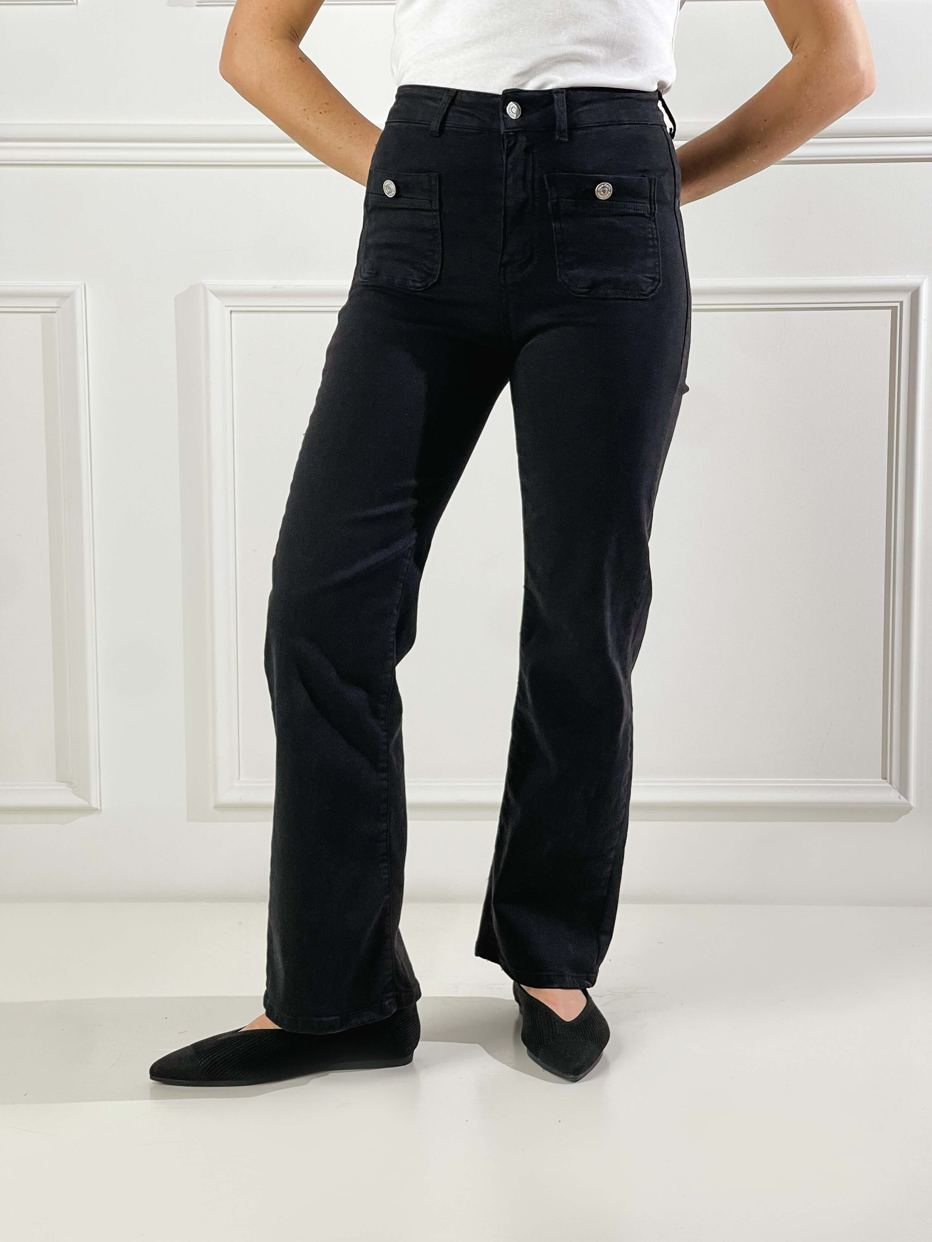 Pantalone colorato|Colore:Nero