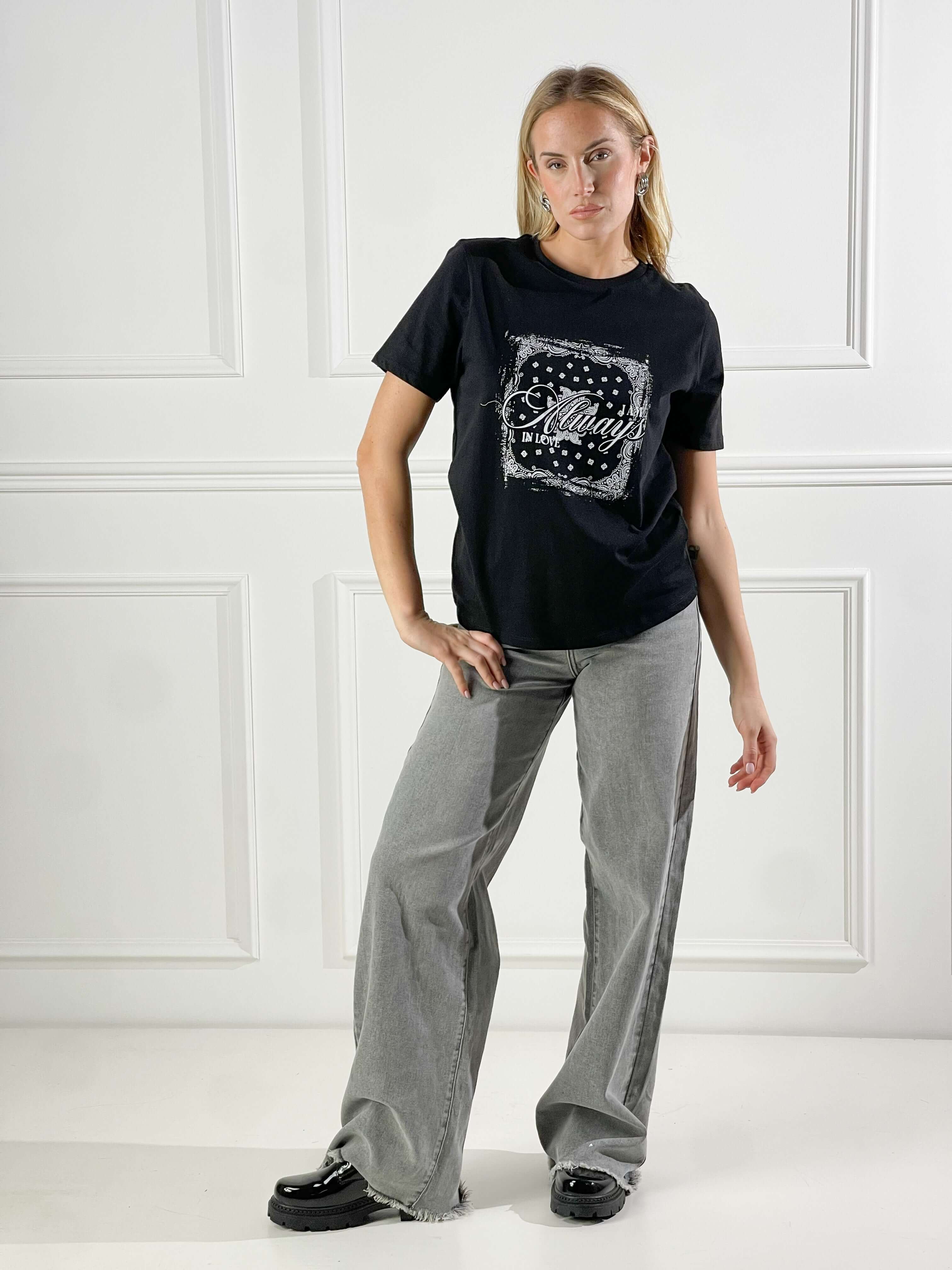 T- shirt Always|Colore:Nero