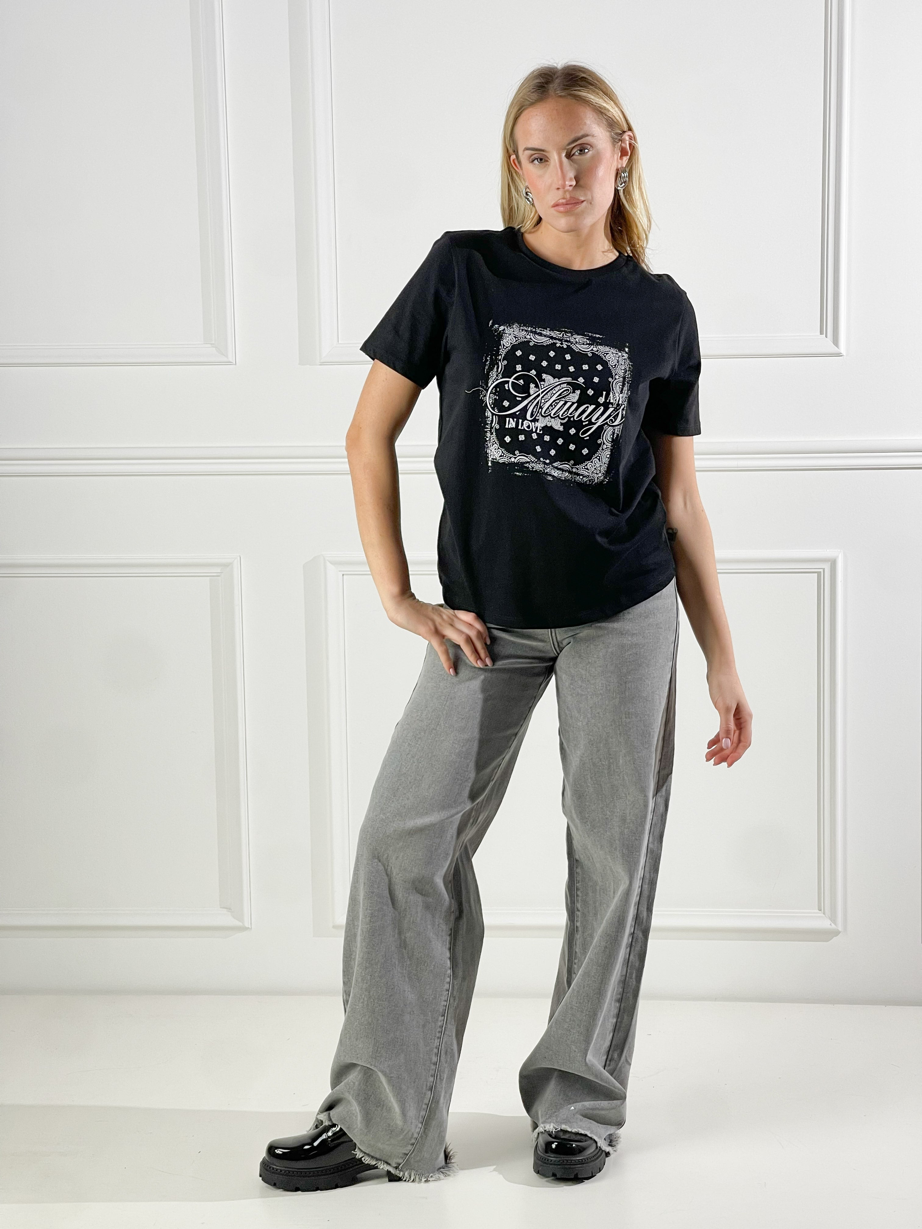 T- shirt Always|Colore:Nero