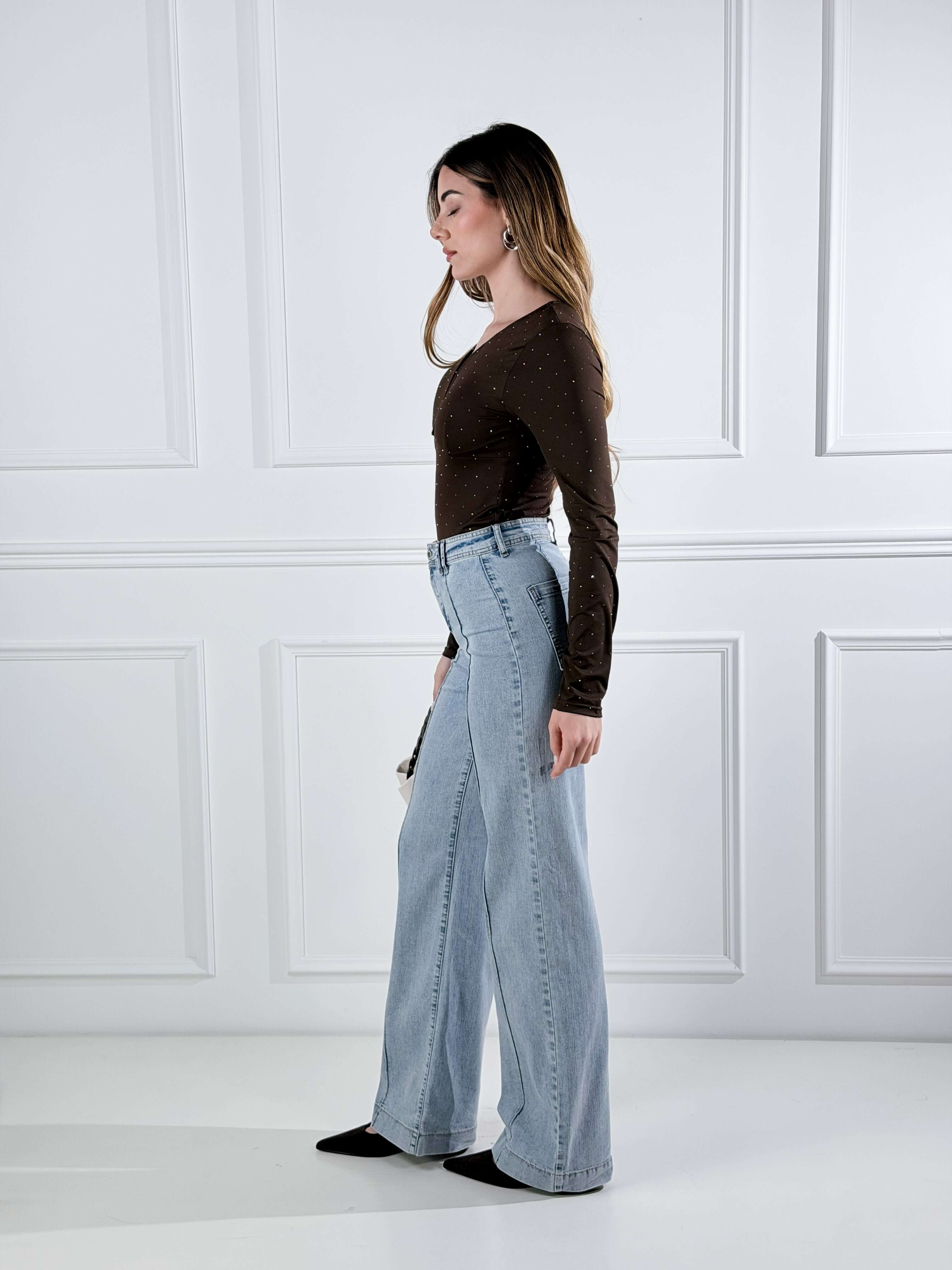 Jeans Elisa Straight |Colore:Blu chiaro