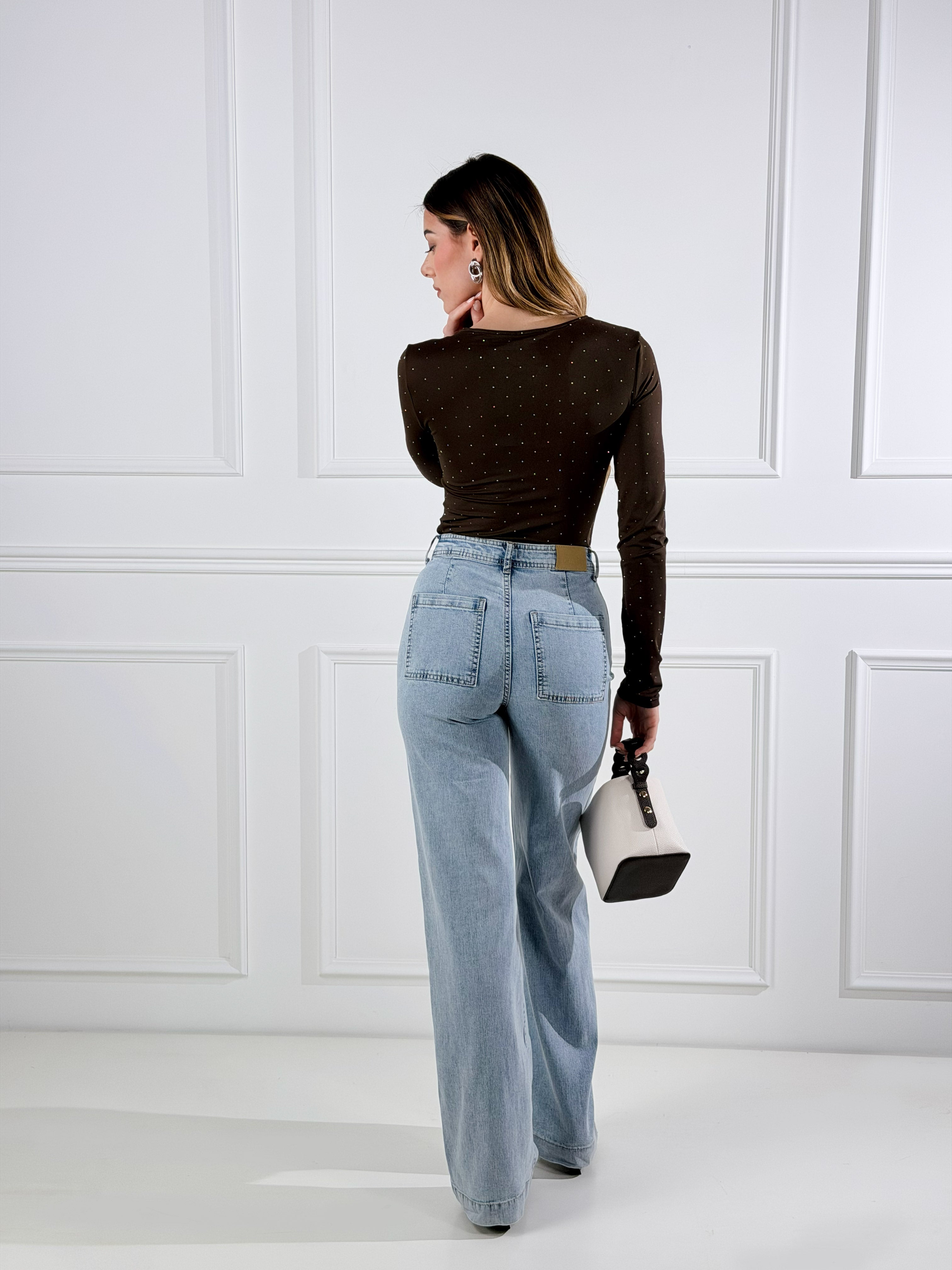 Jeans Elisa Straight |Colore:Blu chiaro