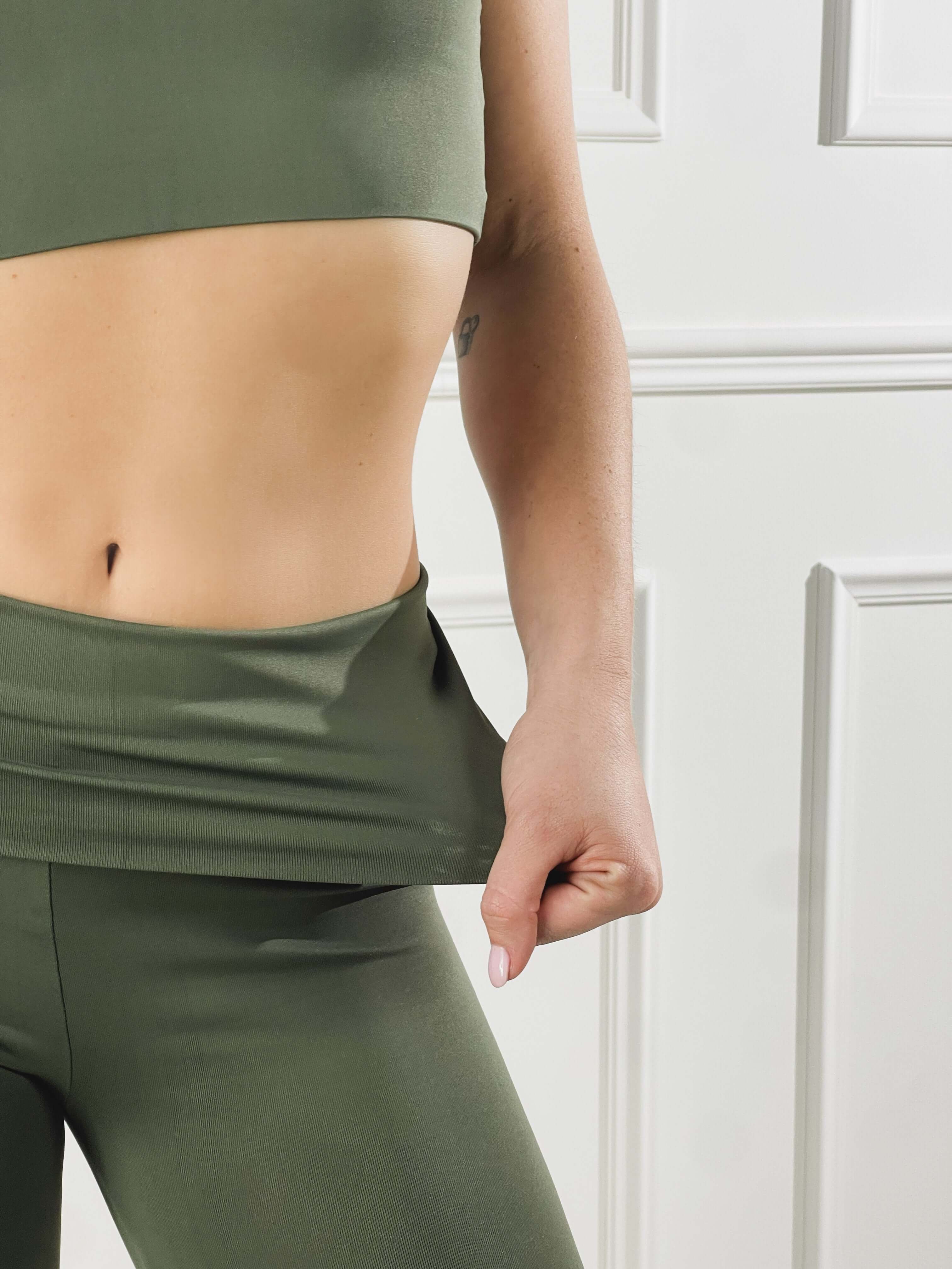 Set Yoga style|Colore:Verde militare