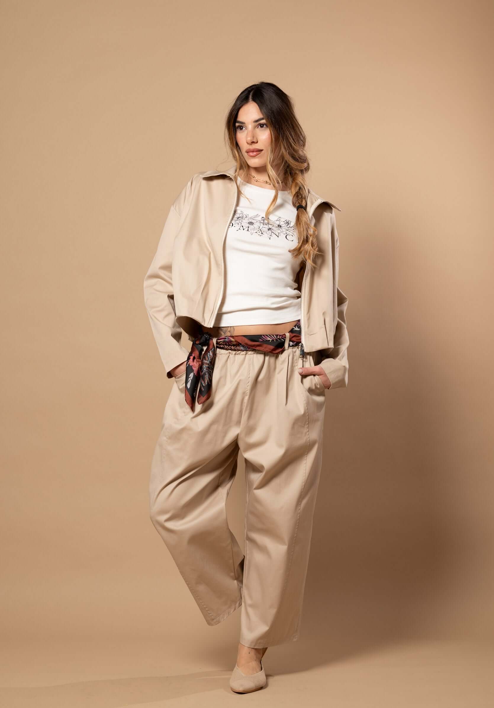 Giacca strutturata|Colore:Beige