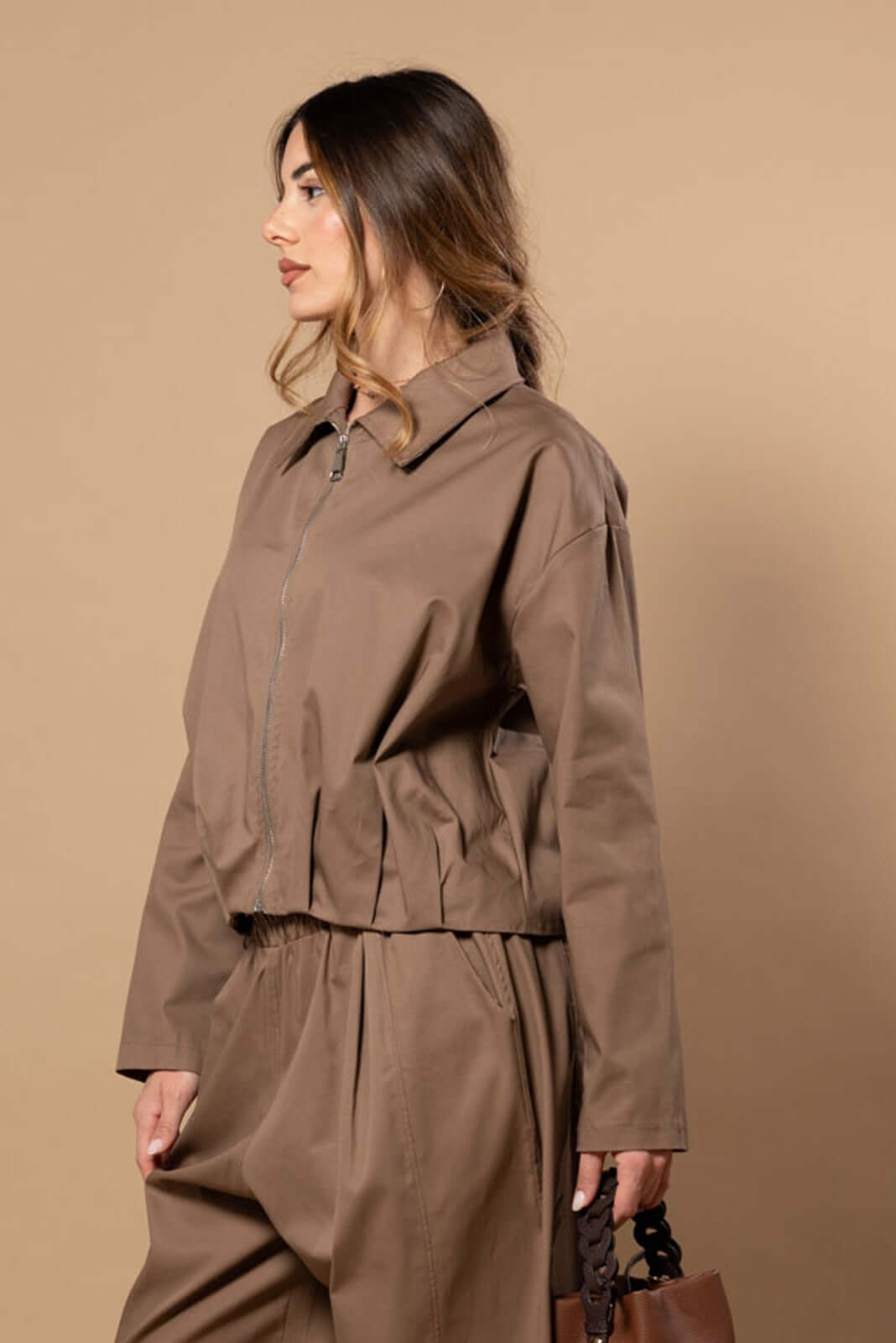 Giacca strutturata|Colore:Cammello