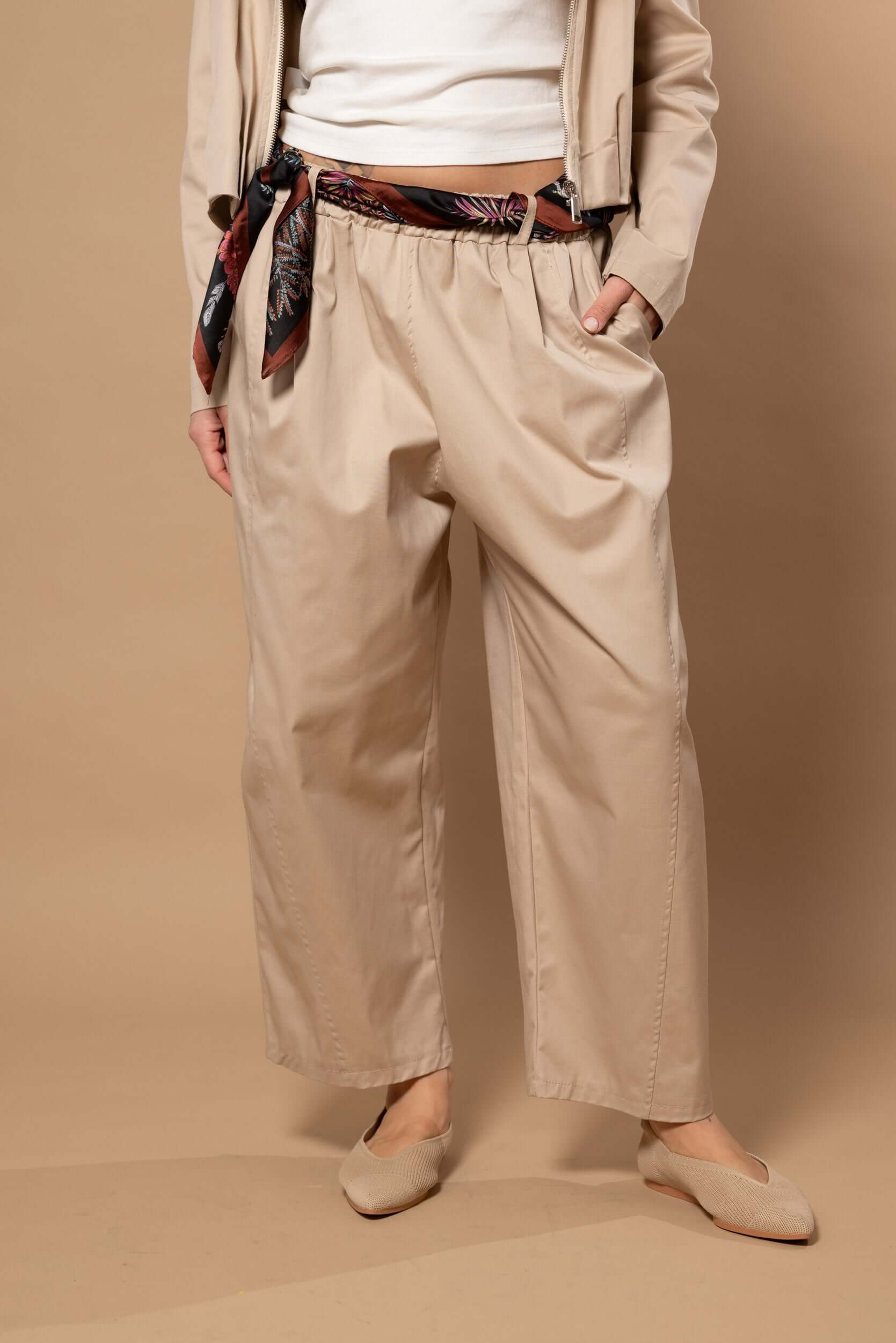 Pantalone ballon|Colore:Beige