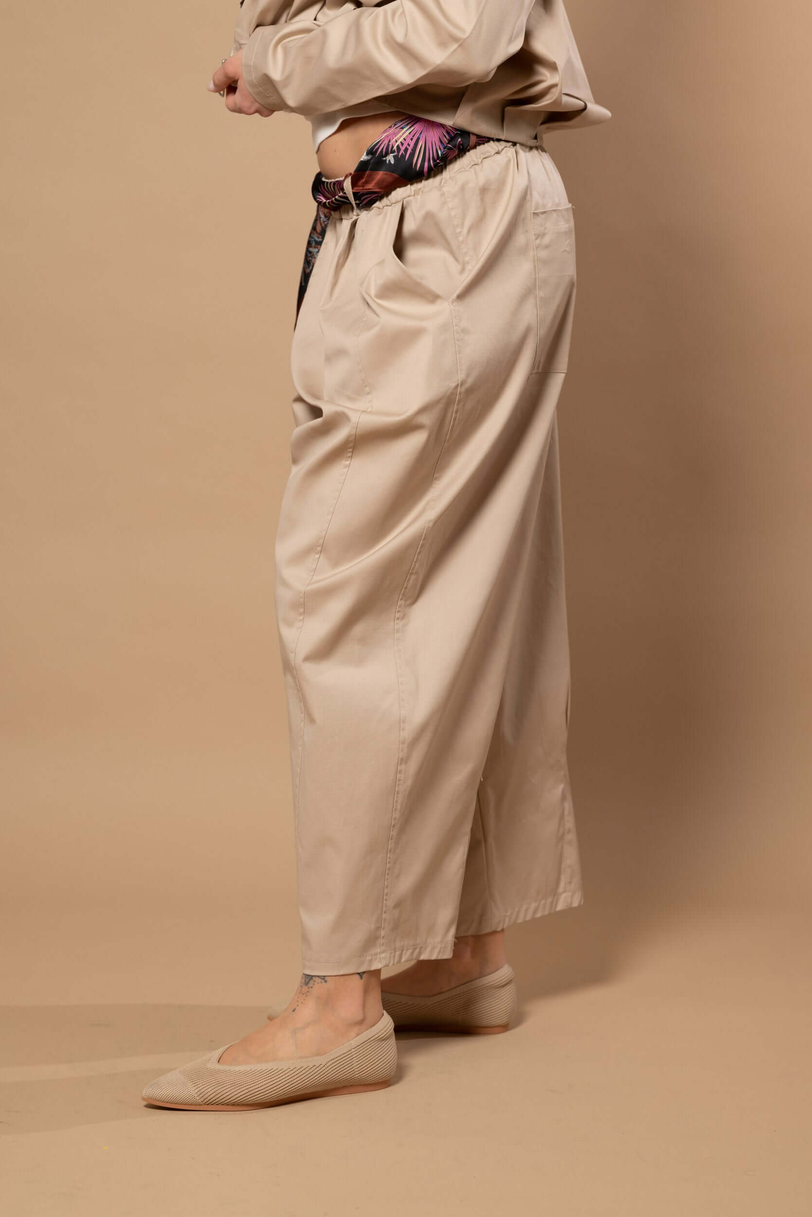 Pantalone ballon|Colore:Beige