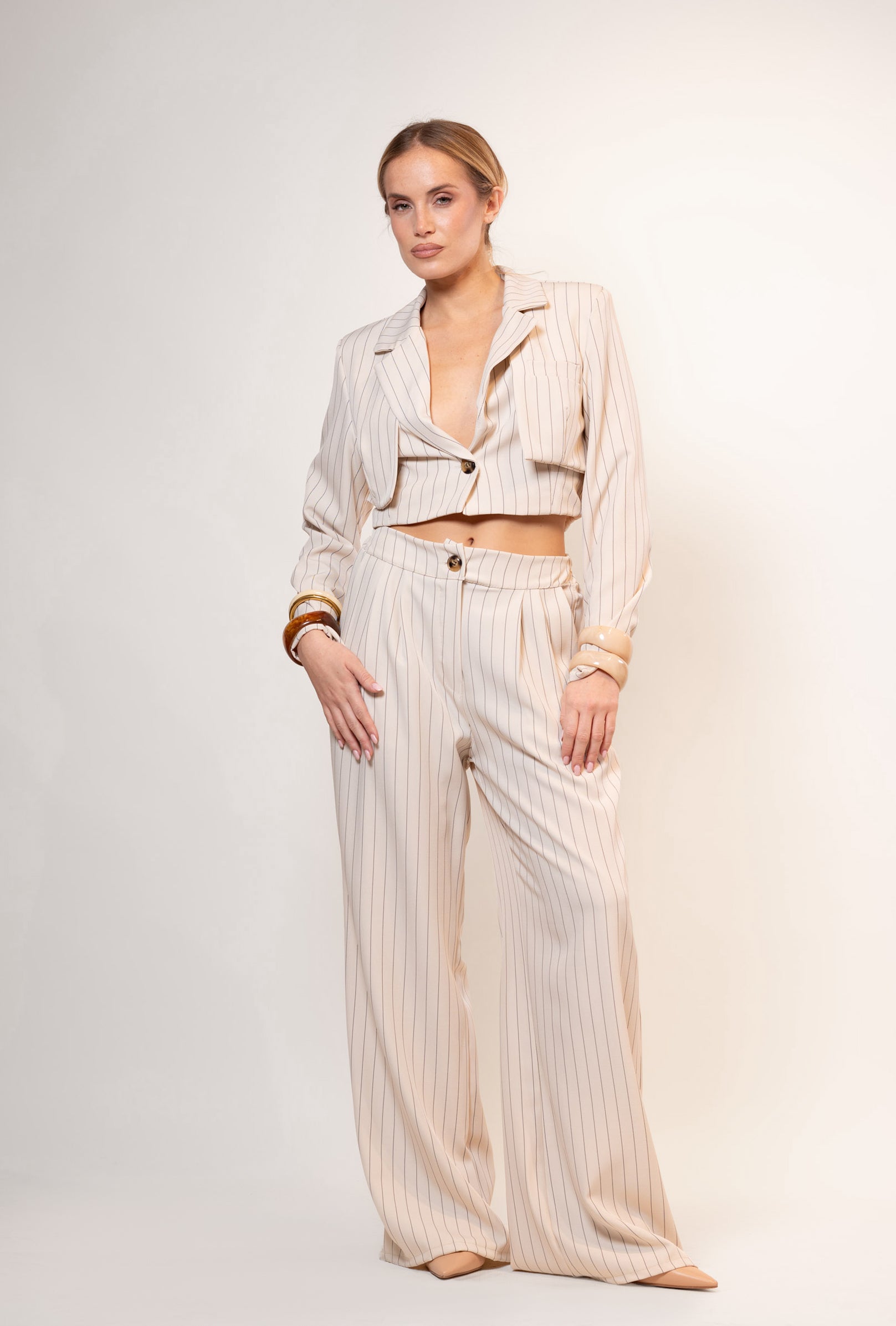 Tailleur Pocket|Colore:Beige