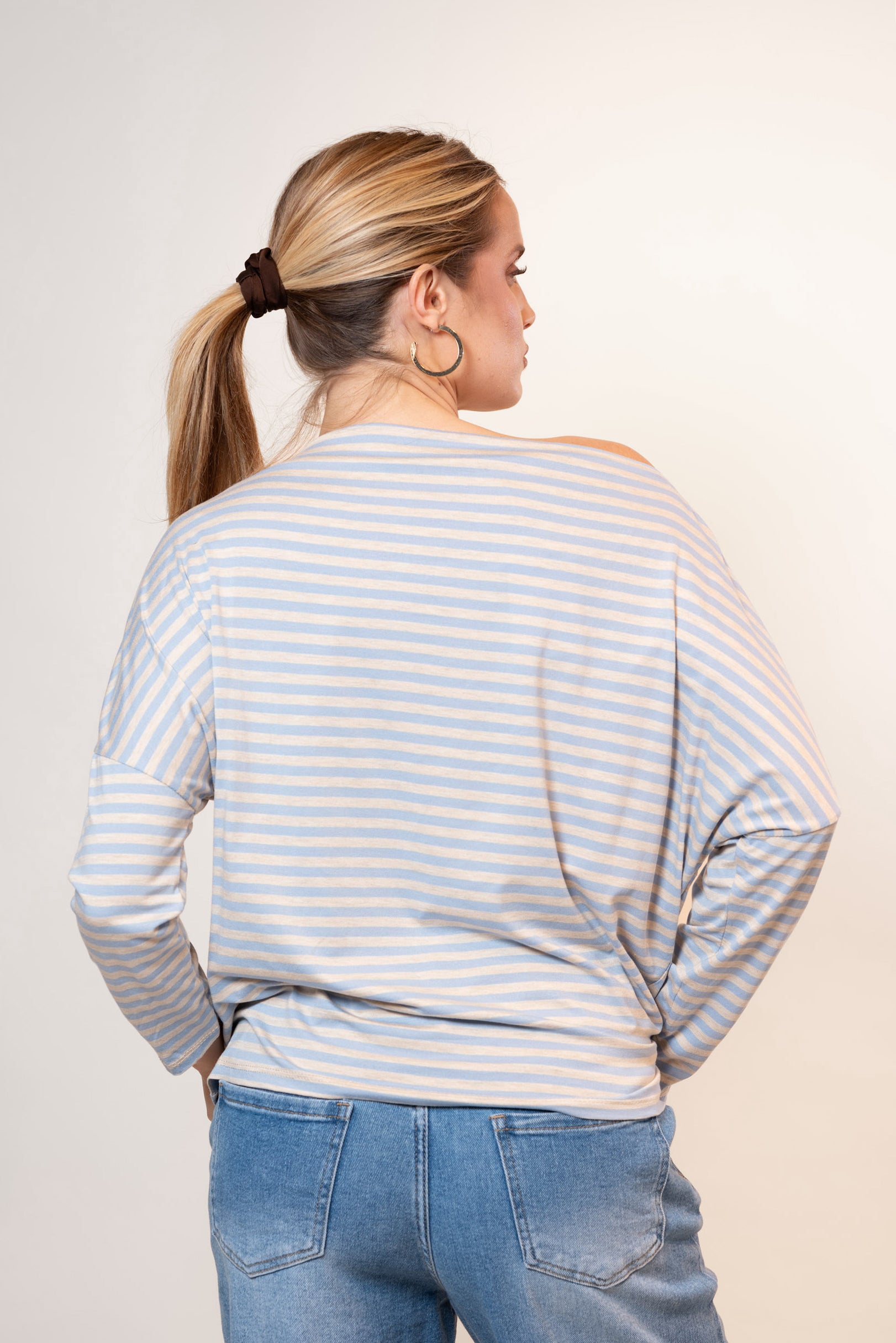 Maglia Miami scollo a barca|Colore:Celeste