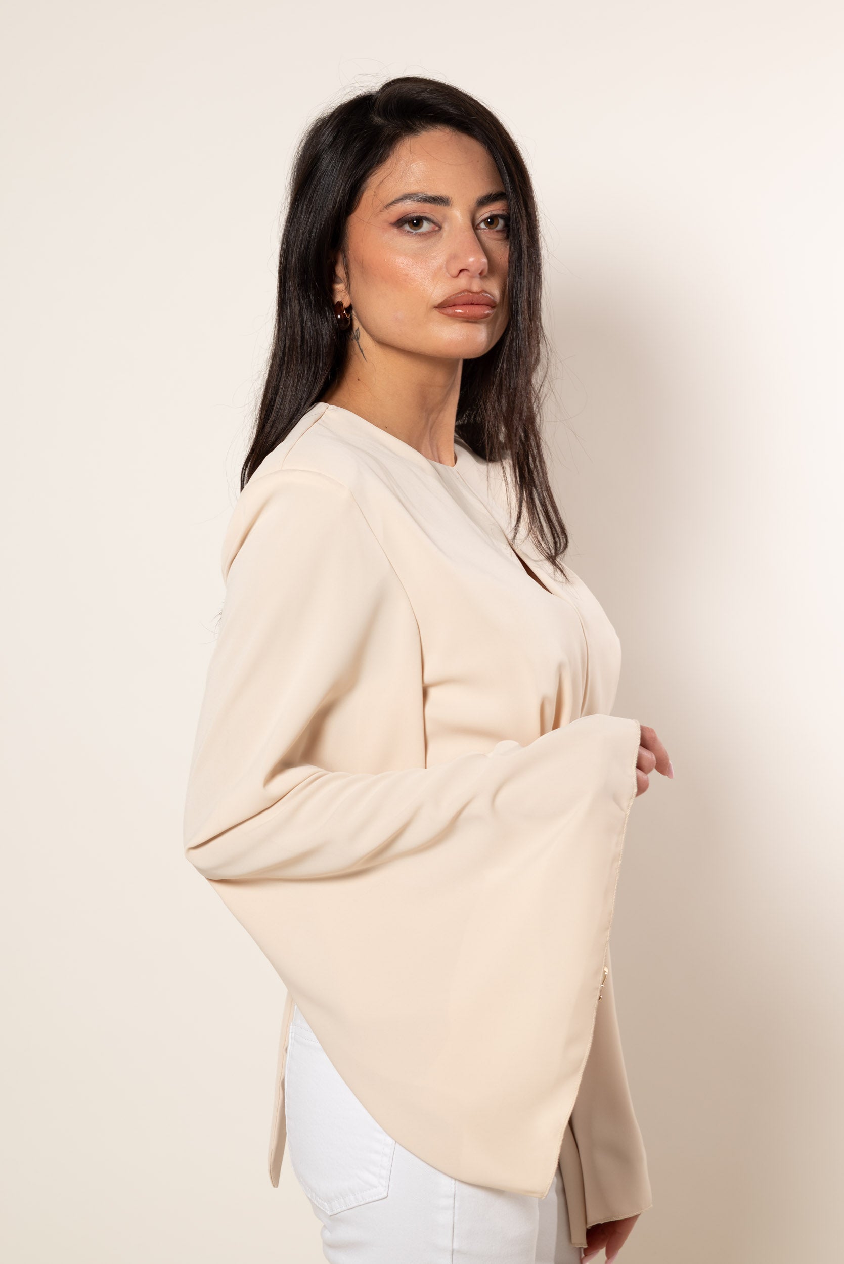 Blusa Campana|Colore:Beige