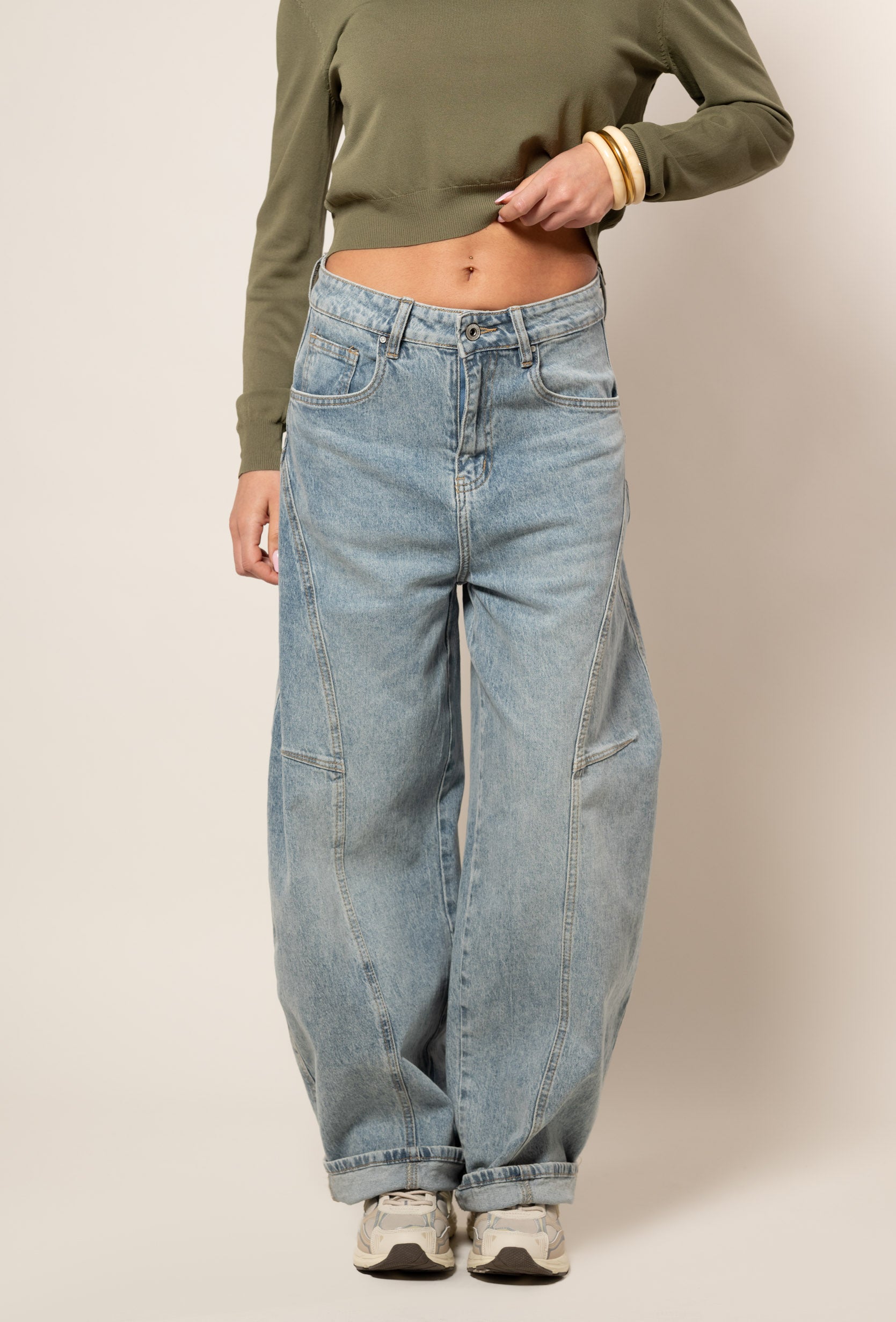 Jeans Super Barrel|Colore:Blu medio